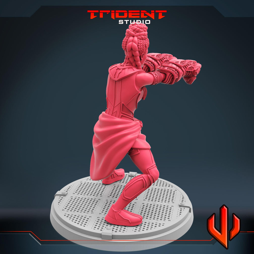 Shuri (Fan art sculpted by Trident Studio) (Crisis Protocol Proxy/Alternative)