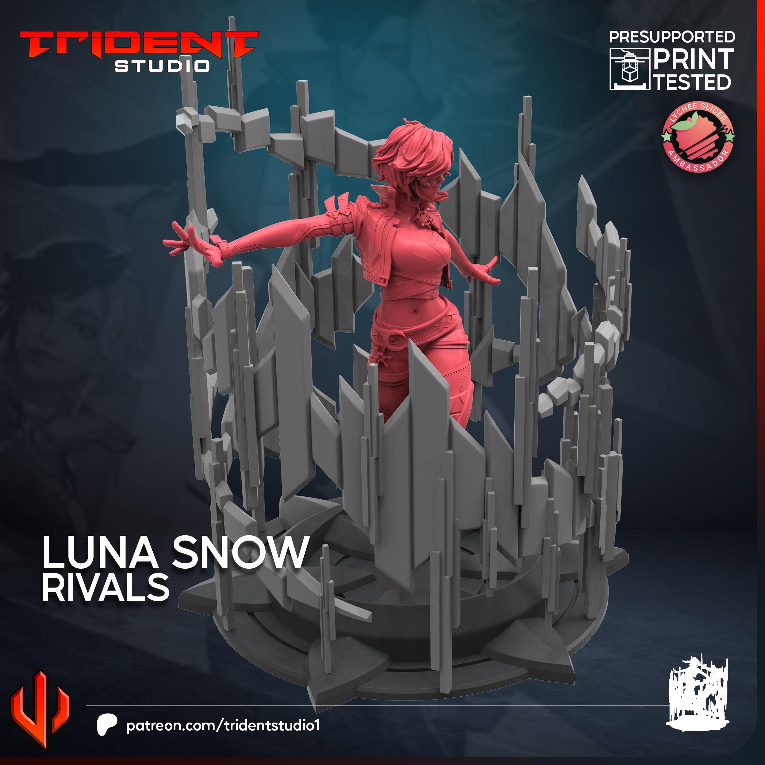 Luna Snow Rivals (Fan art sculpted by Trident Studio) (Crisis Protocol Proxy/Alternative)