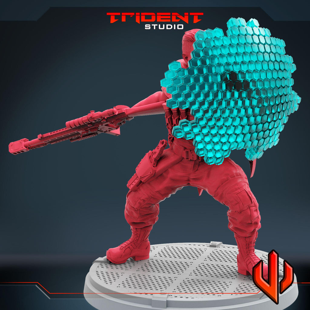 Cable MCU A (Fan art sculpted by Trident Studio) (Crisis Protocol Proxy/Alternative)