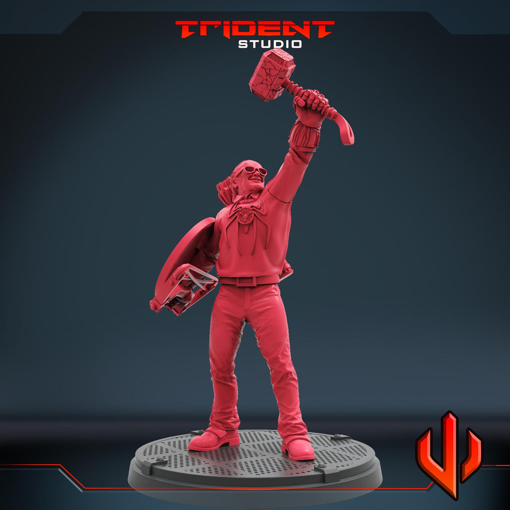 Ultimate Stanlee (Fan art sculpted by Trident Studio) (Crisis Protocol Proxy/Alternative)