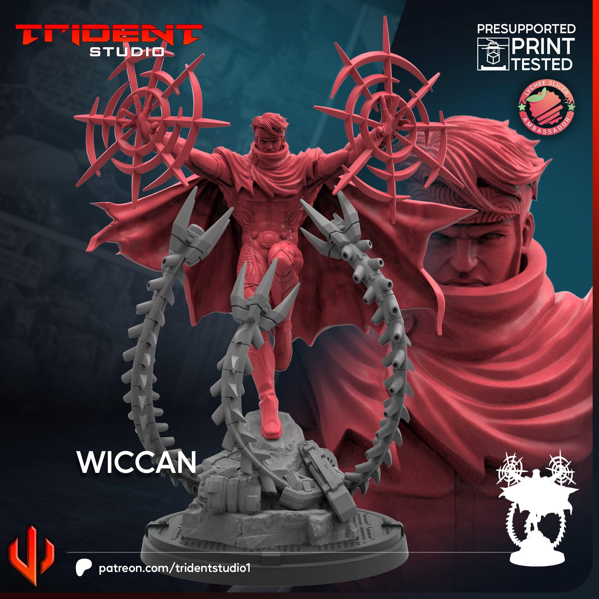 Wiccan (Fan art sculpted by Trident Studio) (Crisis Protocol Proxy/Alternative)