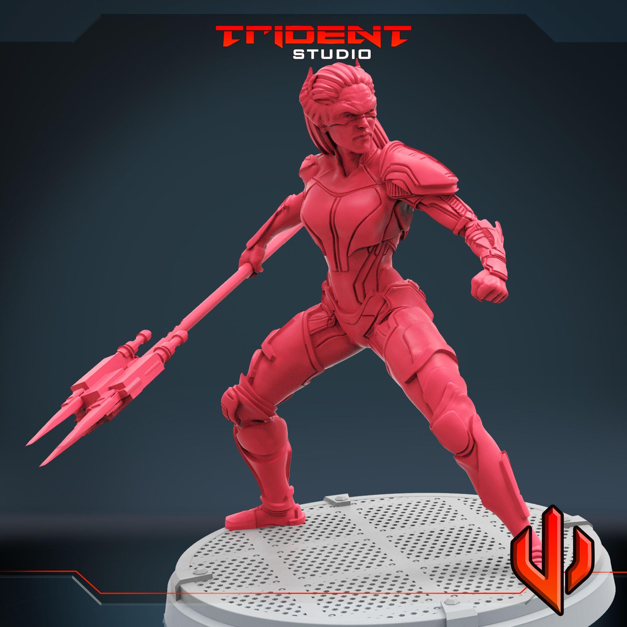 Proxima Midnight B (Fan art sculpted by Trident Studio) (Crisis Protocol Proxy/Alternative)