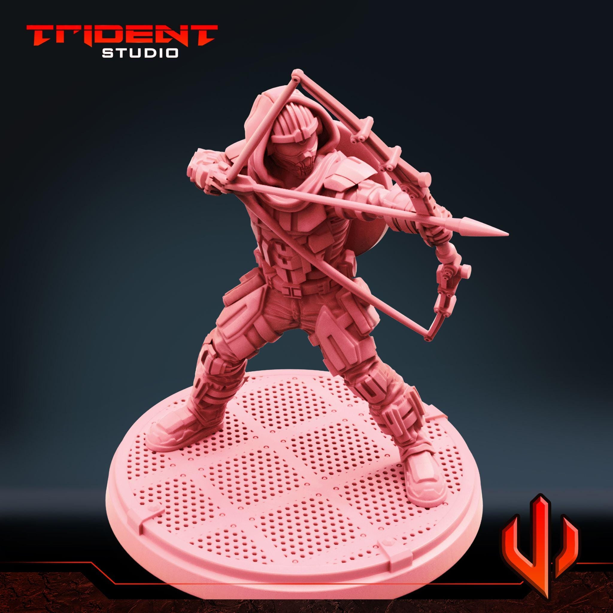 Taskmaster B (Fan art sculpted by Trident Studio) (Crisis Protocol Proxy/Alternative)