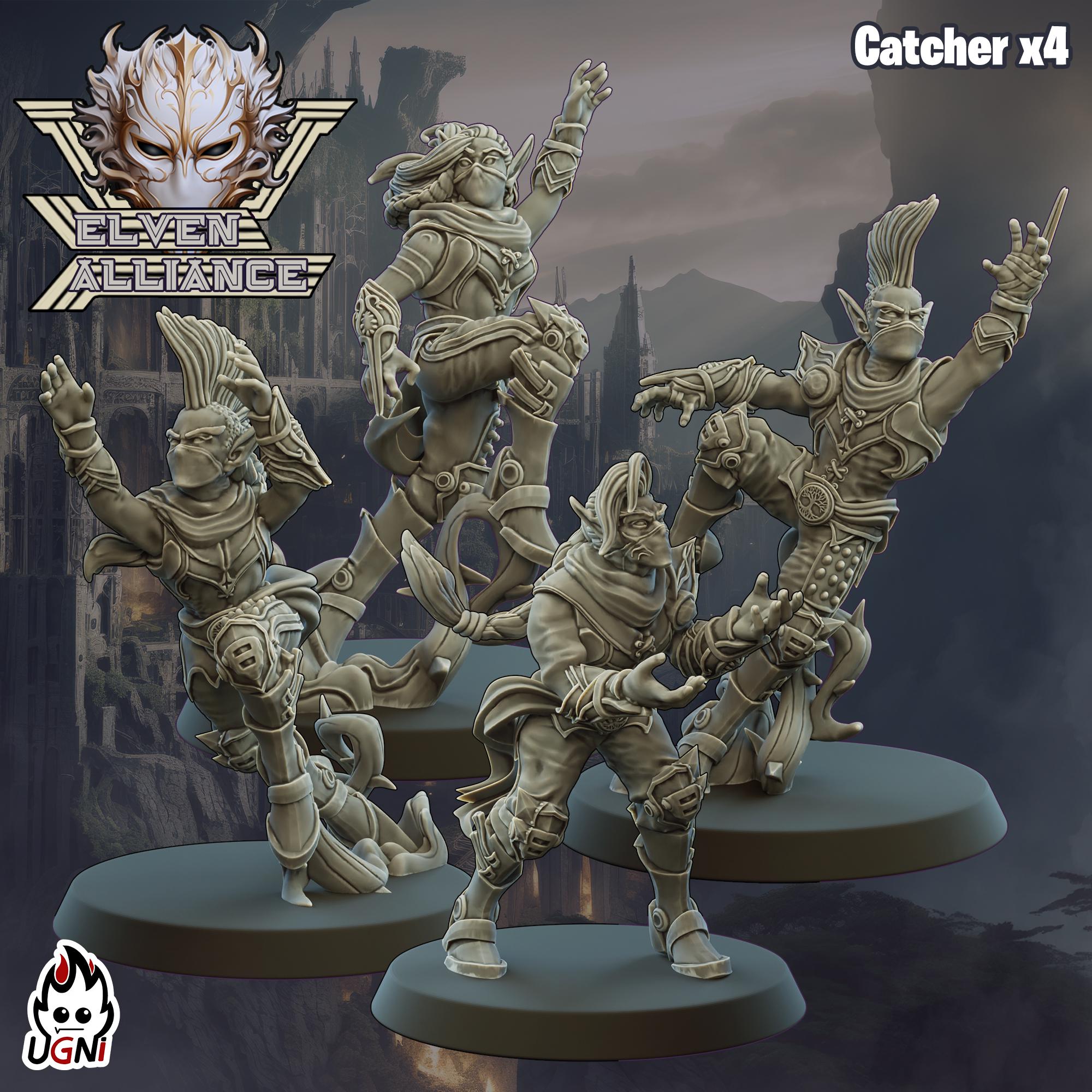 Elven Alliance Team - Fantasy Football Team - UGNI Miniatures