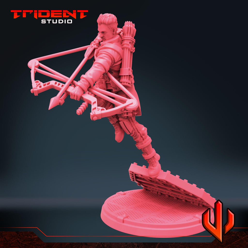 Hawkeye Multiverse (Fan art sculpted by Trident Studio) (Crisis Protocol Proxy/Alternative)