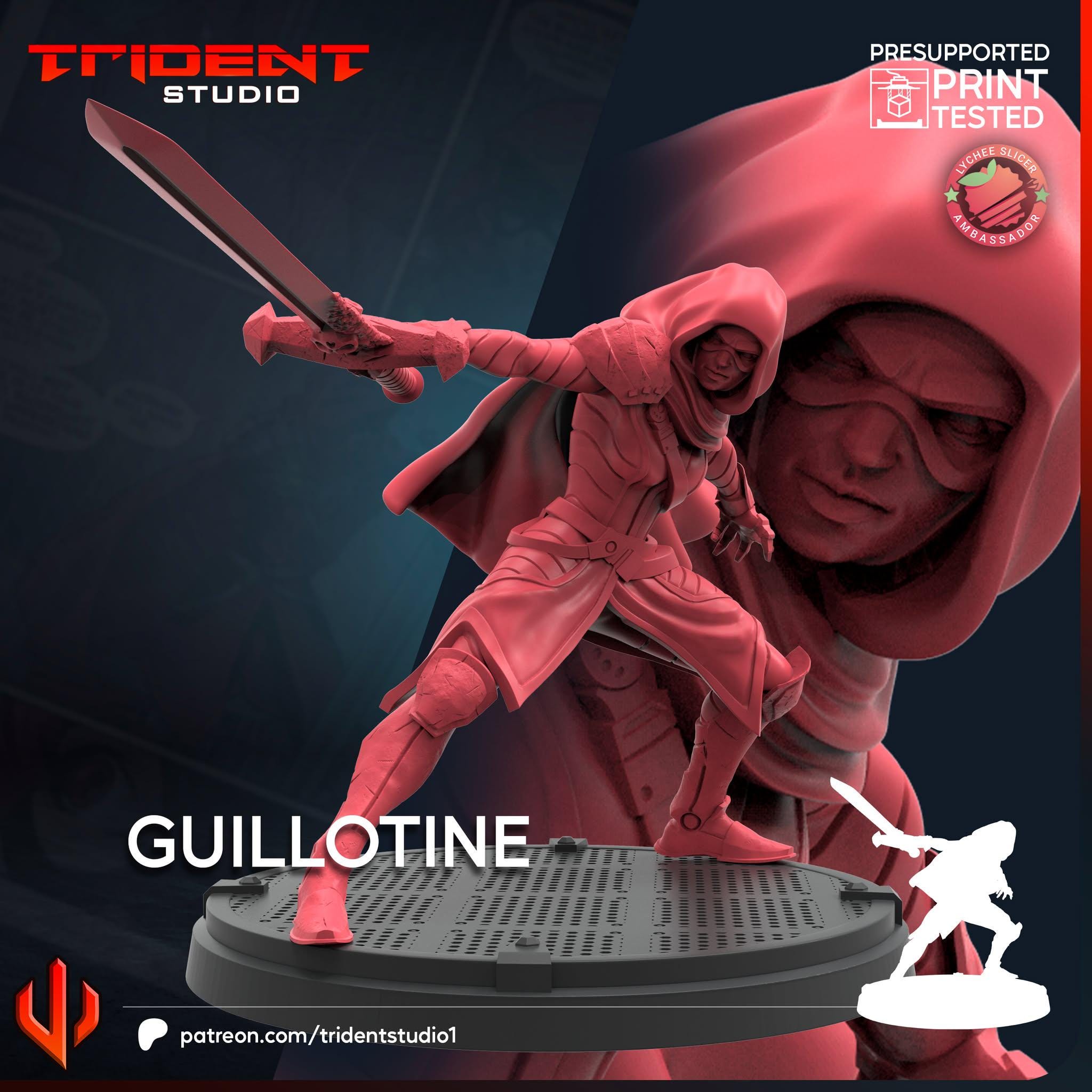 Guillotine (Fan art sculpted by Trident Studio) (Crisis Protocol Proxy/Alternative)