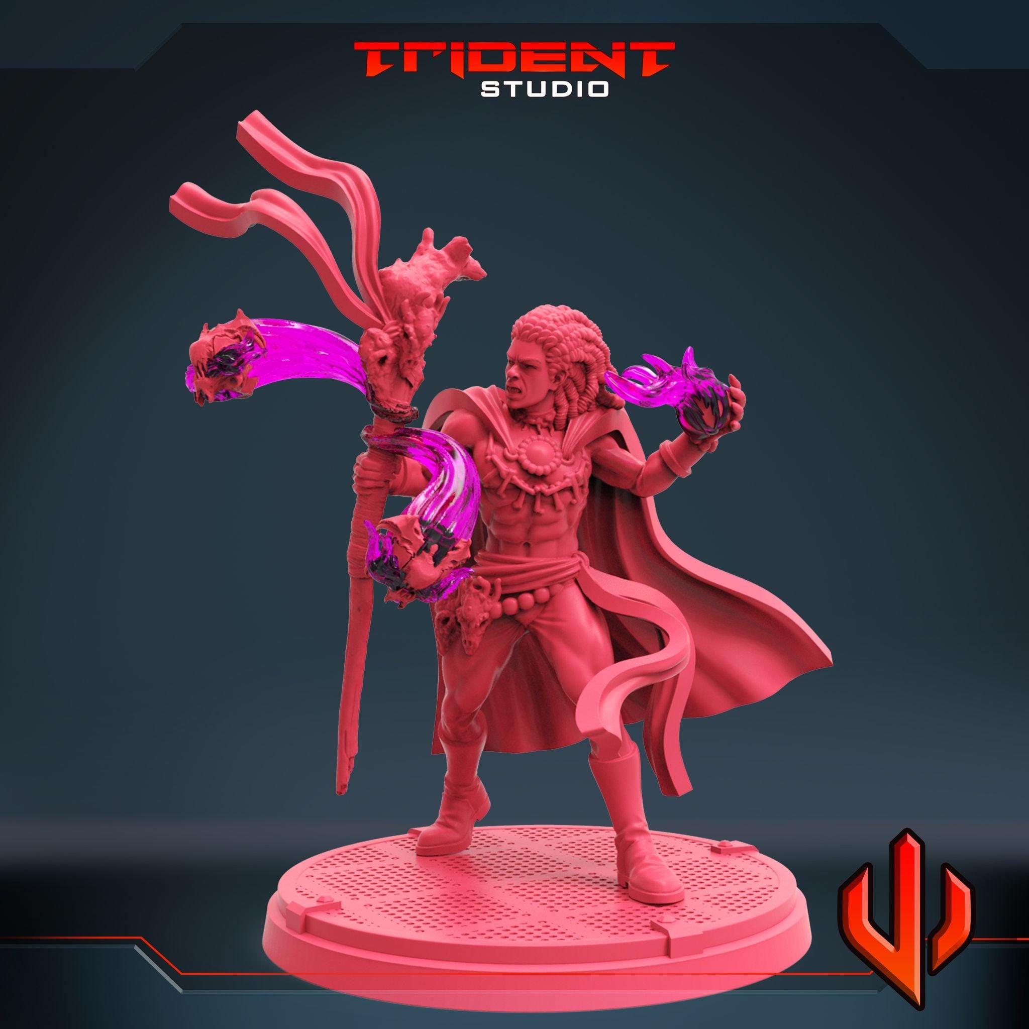 Doctor Voodoo A (Fan art sculpted by Trident Studio) (Crisis Protocol Proxy/Alternative)