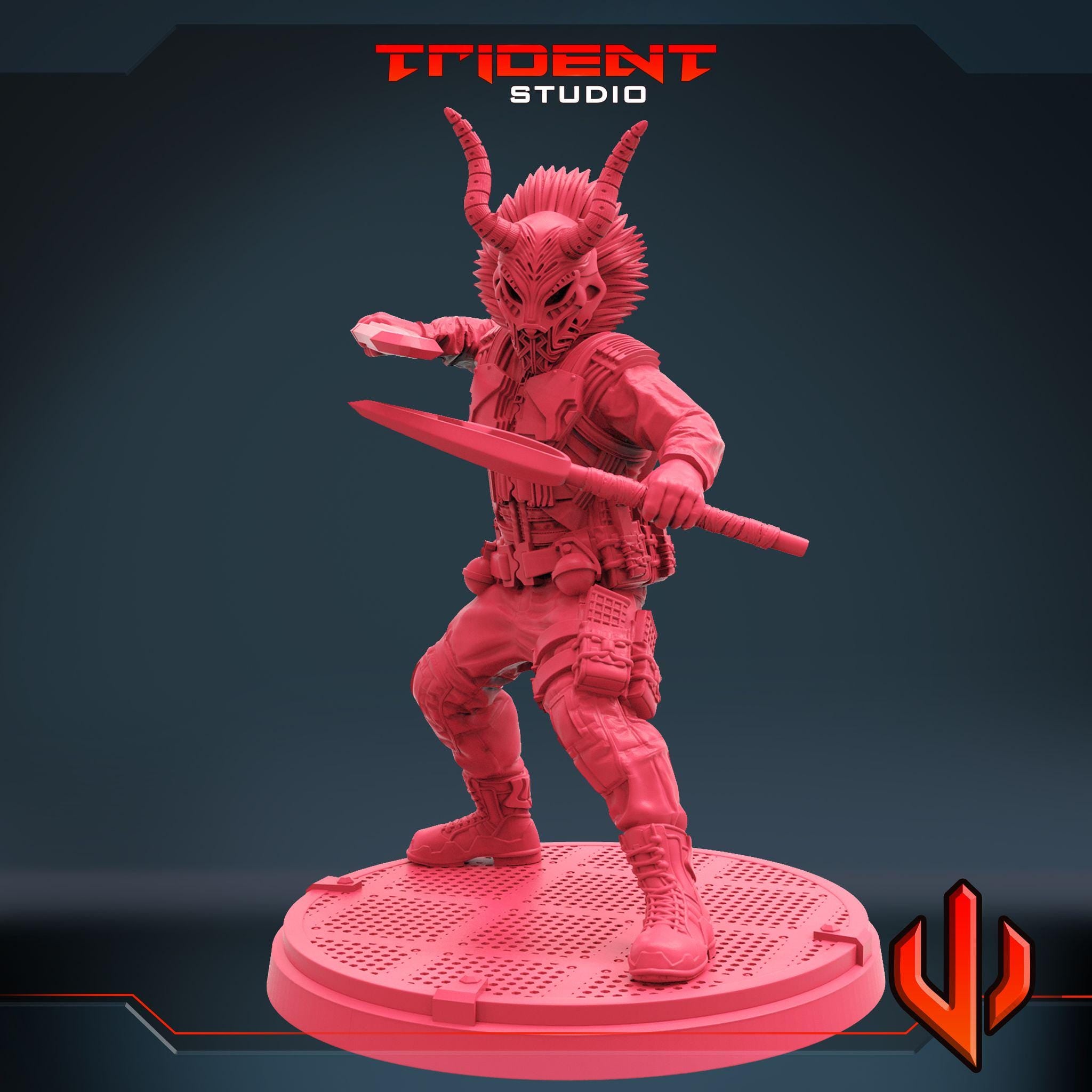 Killmonger C (Fan art sculpted by Trident Studio) (Crisis Protocol Proxy/Alternative)