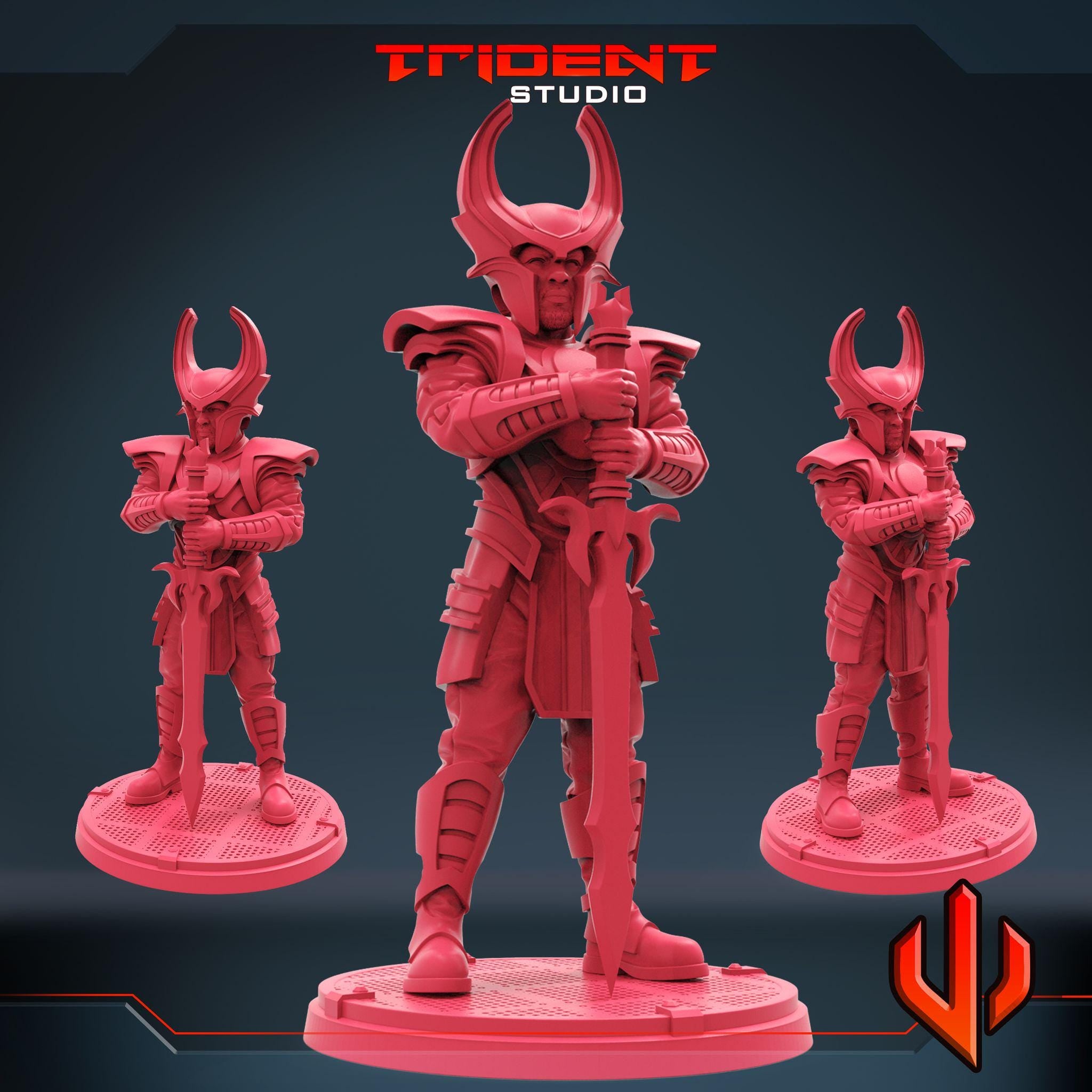 Heimdall B (Fan art sculpted by Trident Studio) (Crisis Protocol Proxy/Alternative)