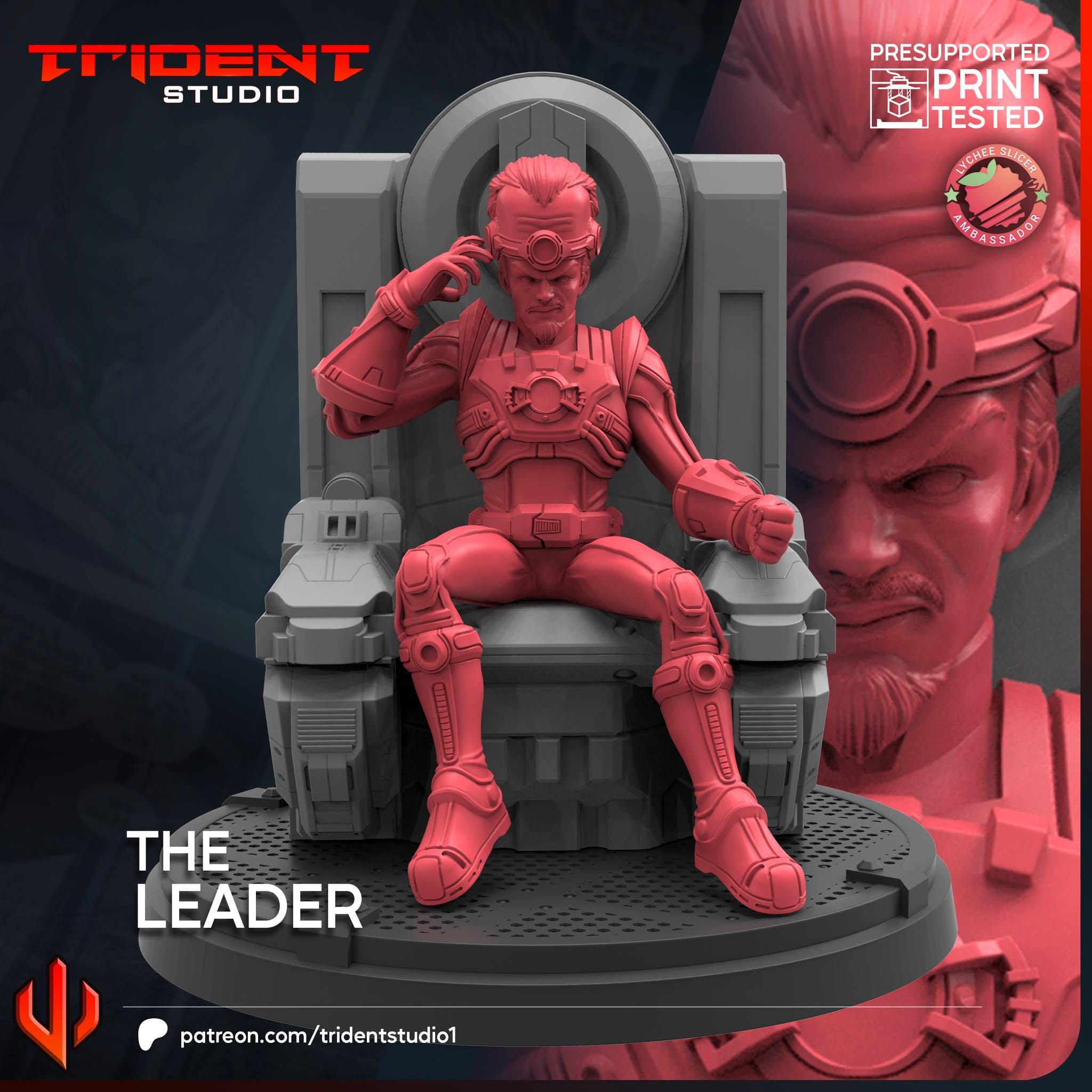 The Leader (Fan art sculpted by Trident Studio) (Crisis Protocol Proxy/Alternative)
