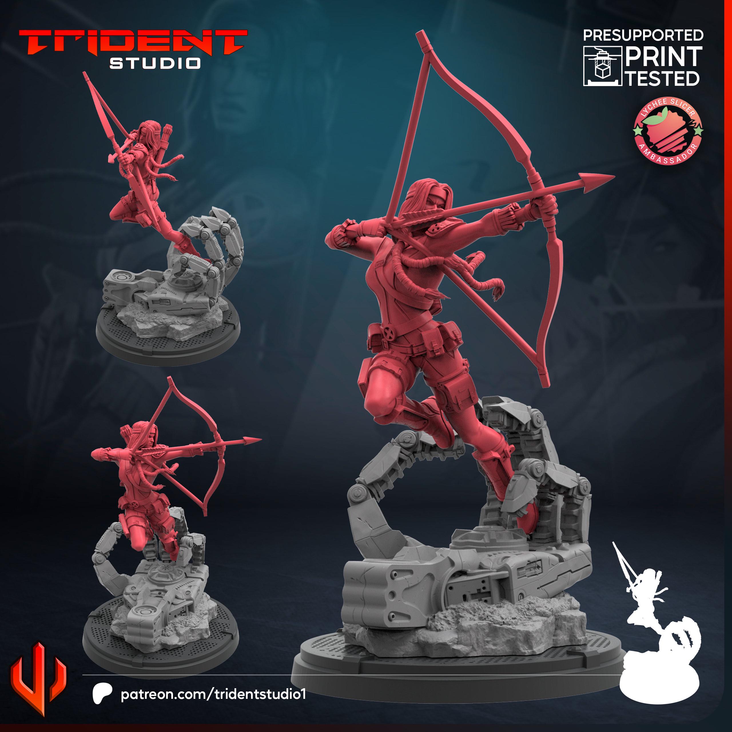 Dani Moonstar (Fan art sculpted by Trident Studio) (Crisis Protocol Proxy/Alternative)