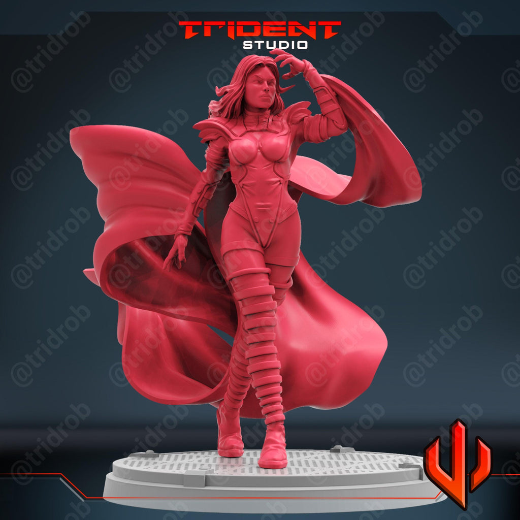 Emma Frost Phoenix (Fan art sculpted by Trident Studio) (Crisis Protocol Proxy/Alternative)