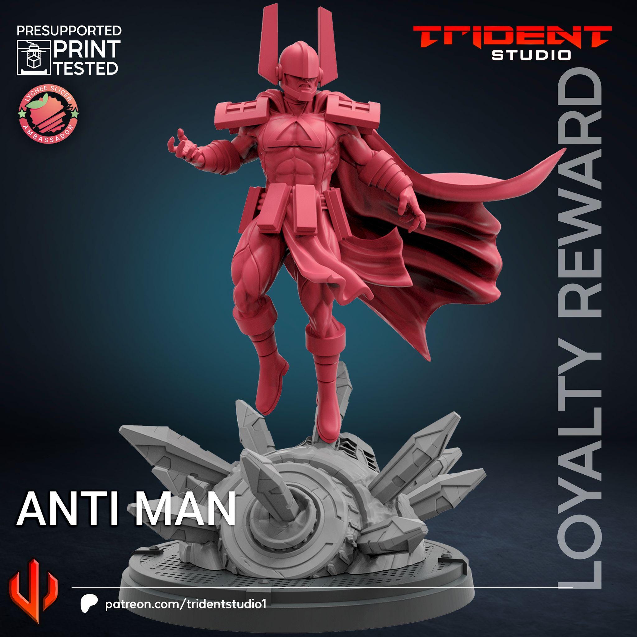 Anti Man (Fan art sculpted by Trident Studio) (Crisis Protocol Proxy/Alternative)
