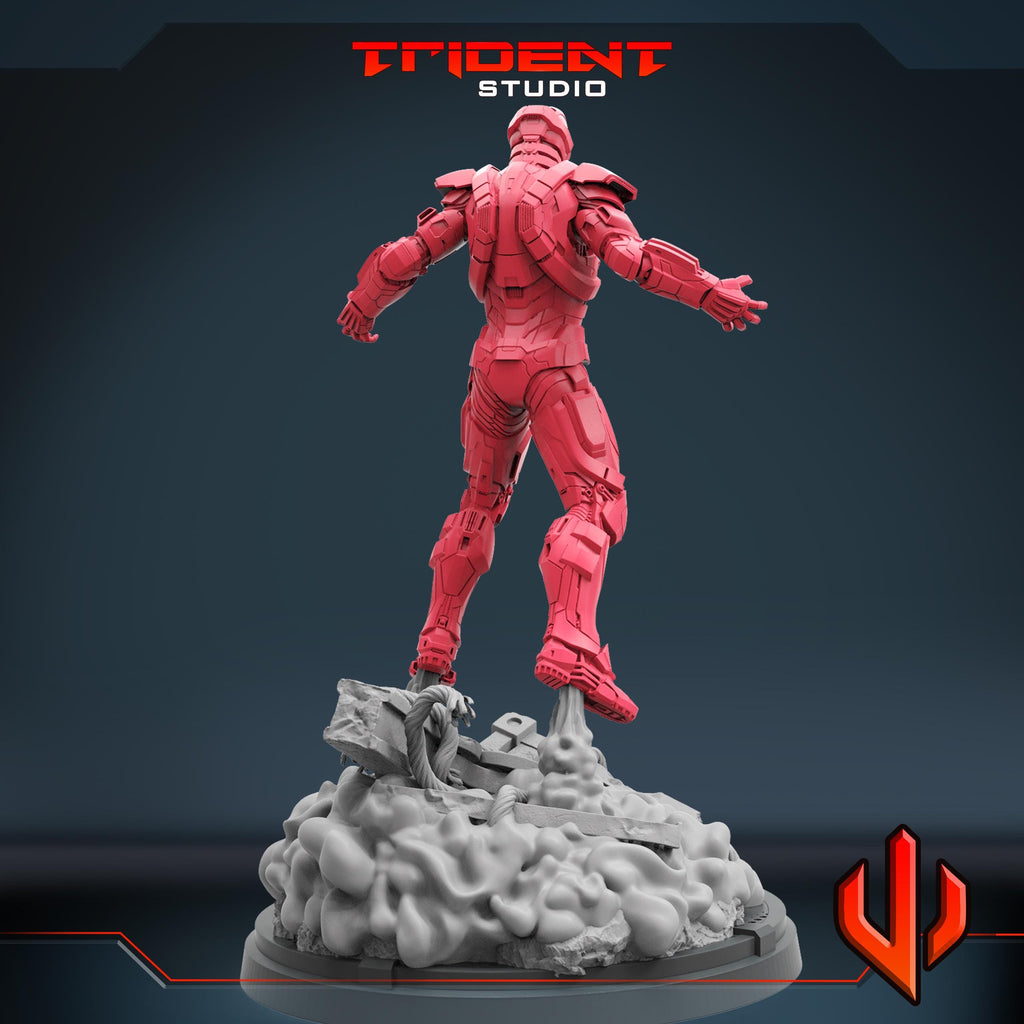 Iron Man MK17 (Fan art sculpted by Trident Studio) (Crisis Protocol Proxy/Alternative)