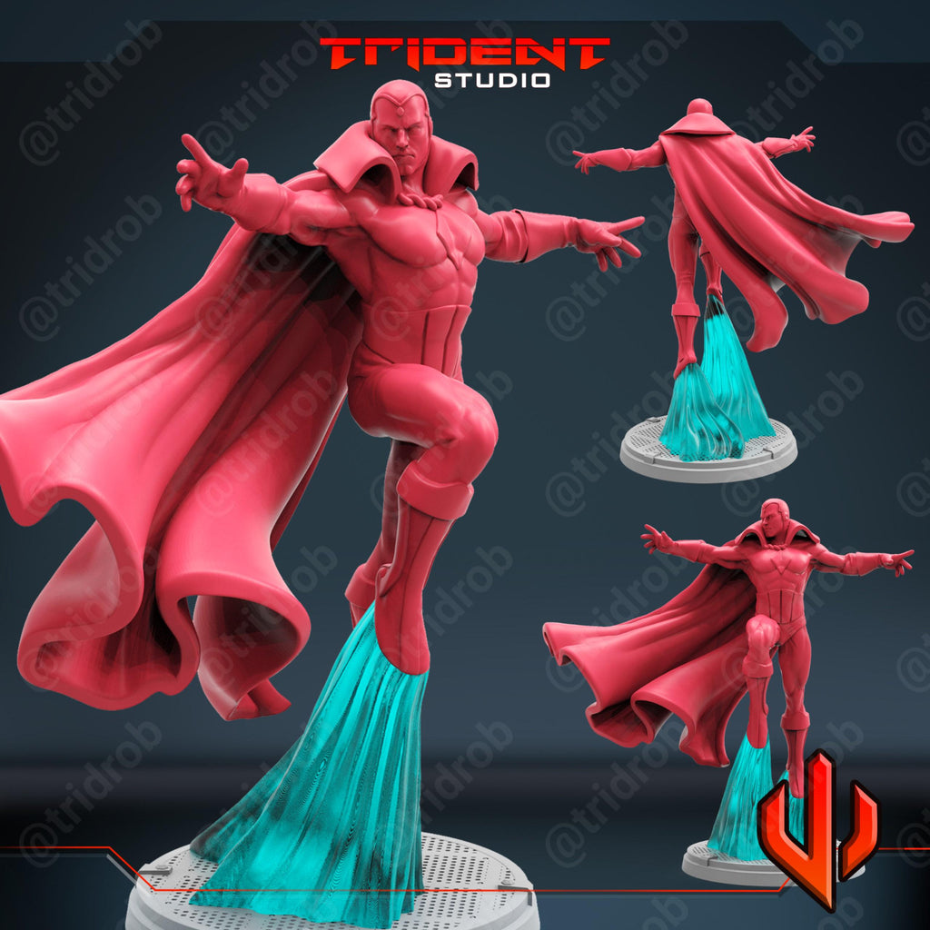 Vision (Fan art sculpted by Trident Studio) (Crisis Protocol Proxy/Alternative)