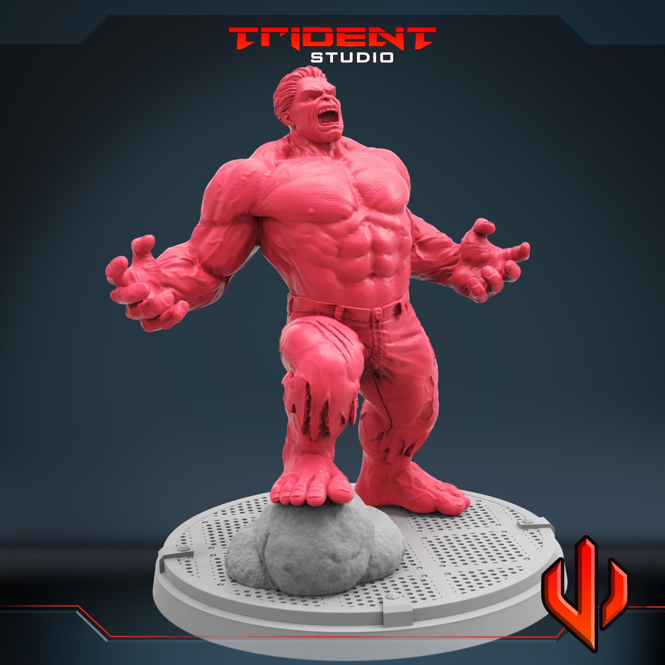 Hulk (Fan art sculpted by Trident Studio) (Crisis Protocol Proxy/Alternative)