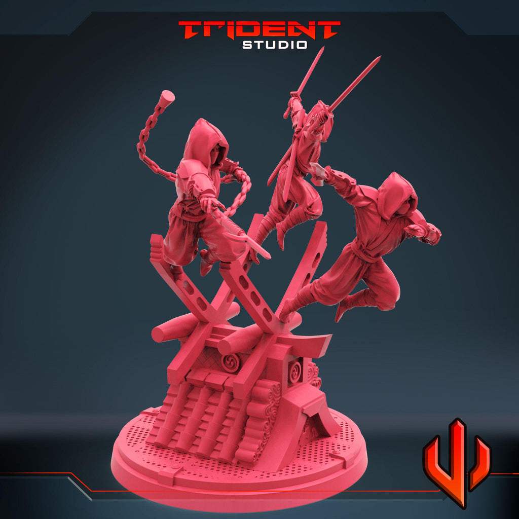 Hand Ninjas (Fan art sculpted by Trident Studio) (Crisis Protocol Proxy/Alternative)