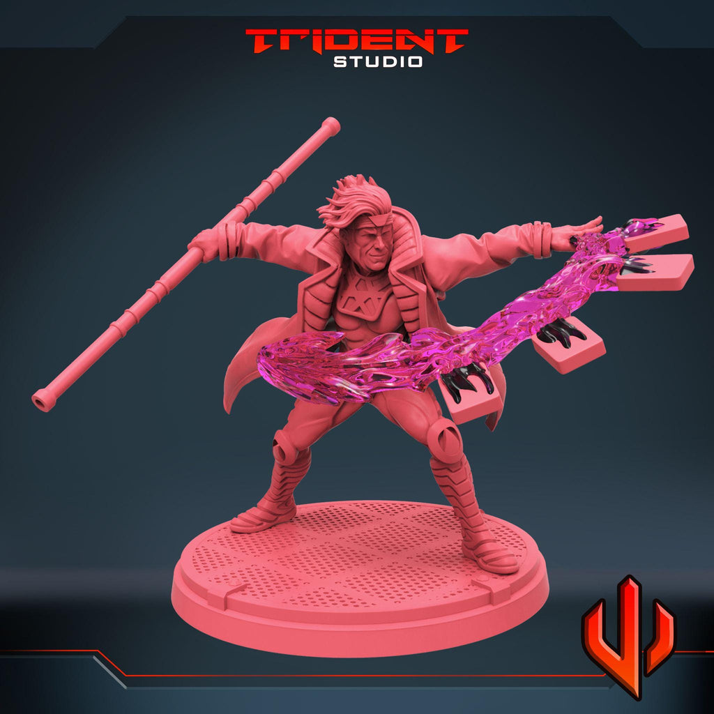 Gambit A (Fan art sculpted by Trident Studio) (Crisis Protocol Proxy/Alternative)