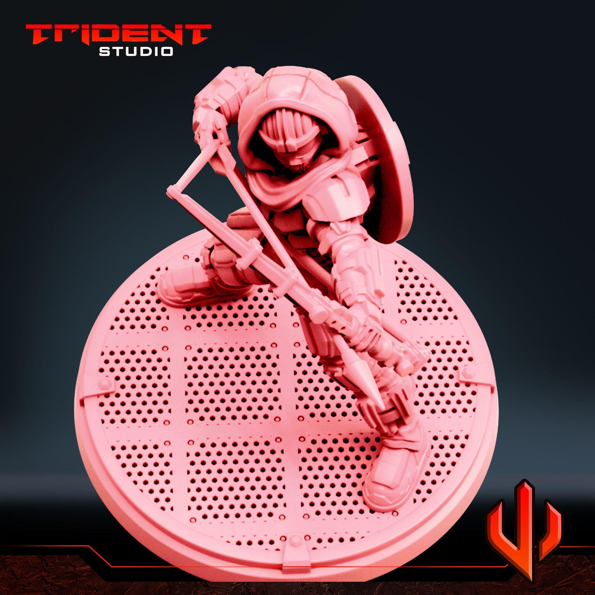 Taskmaster B (Fan art sculpted by Trident Studio) (Crisis Protocol Proxy/Alternative)