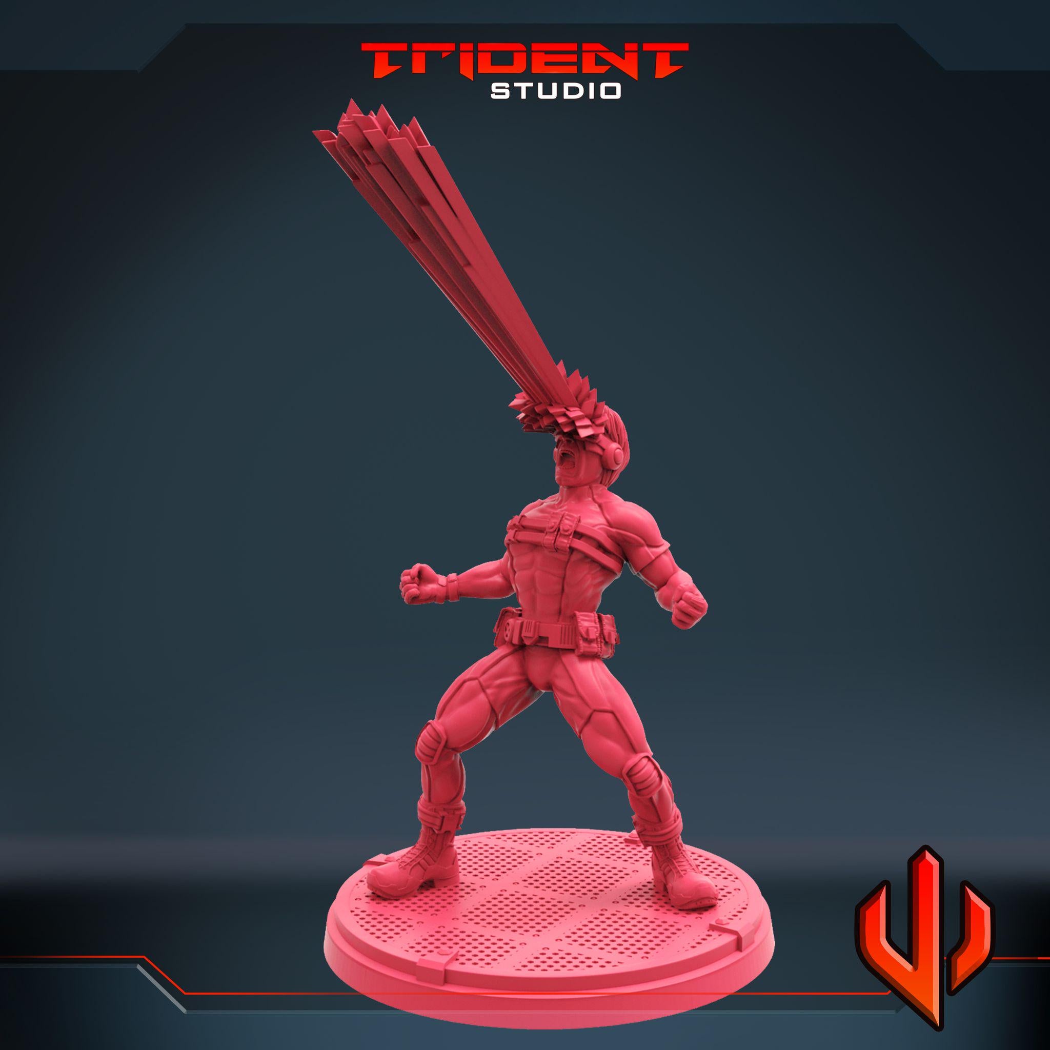 Cyclops B (Fan art sculpted by Trident Studio) (Crisis Protocol Proxy/Alternative)