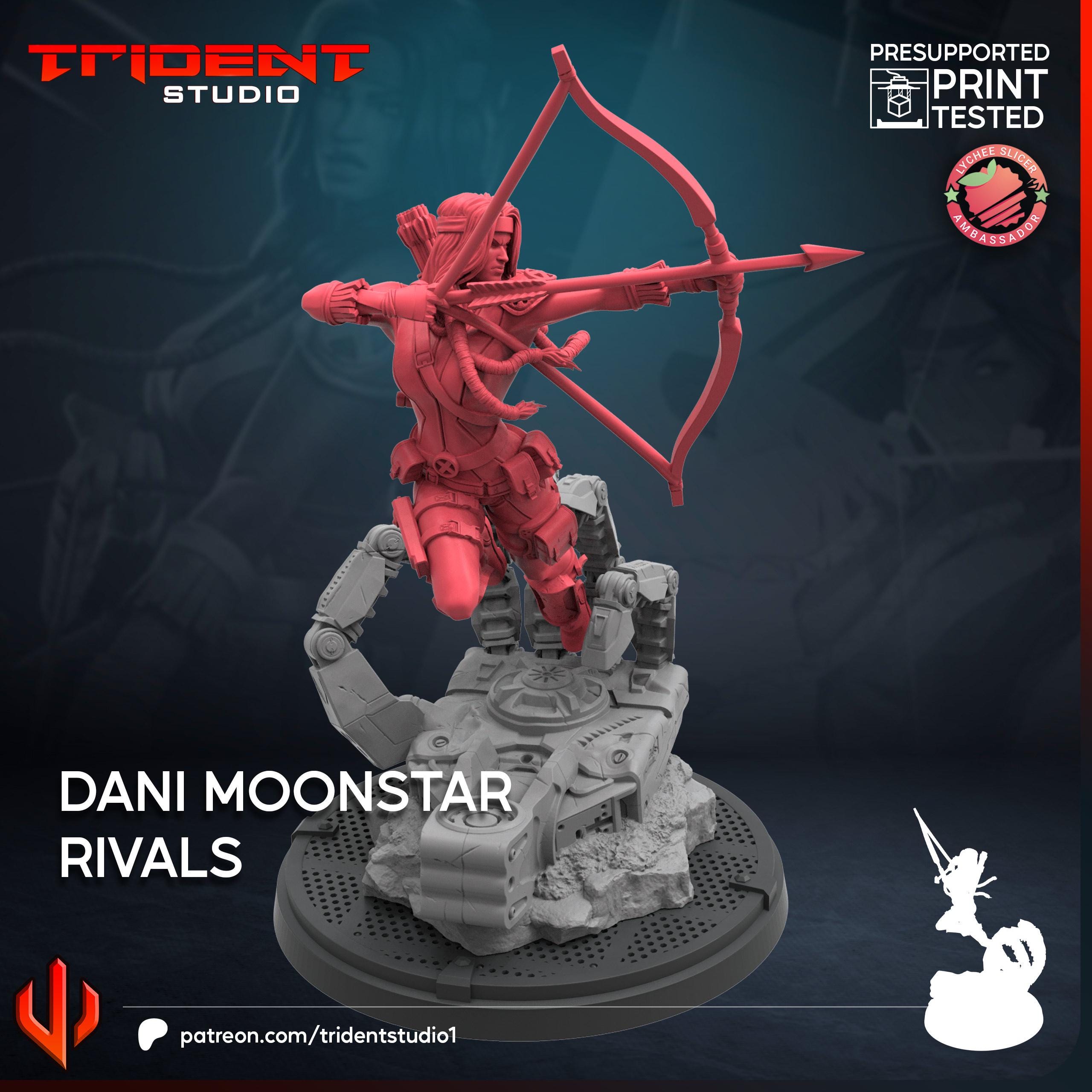 Dani Moonstar (Fan art sculpted by Trident Studio) (Crisis Protocol Proxy/Alternative)