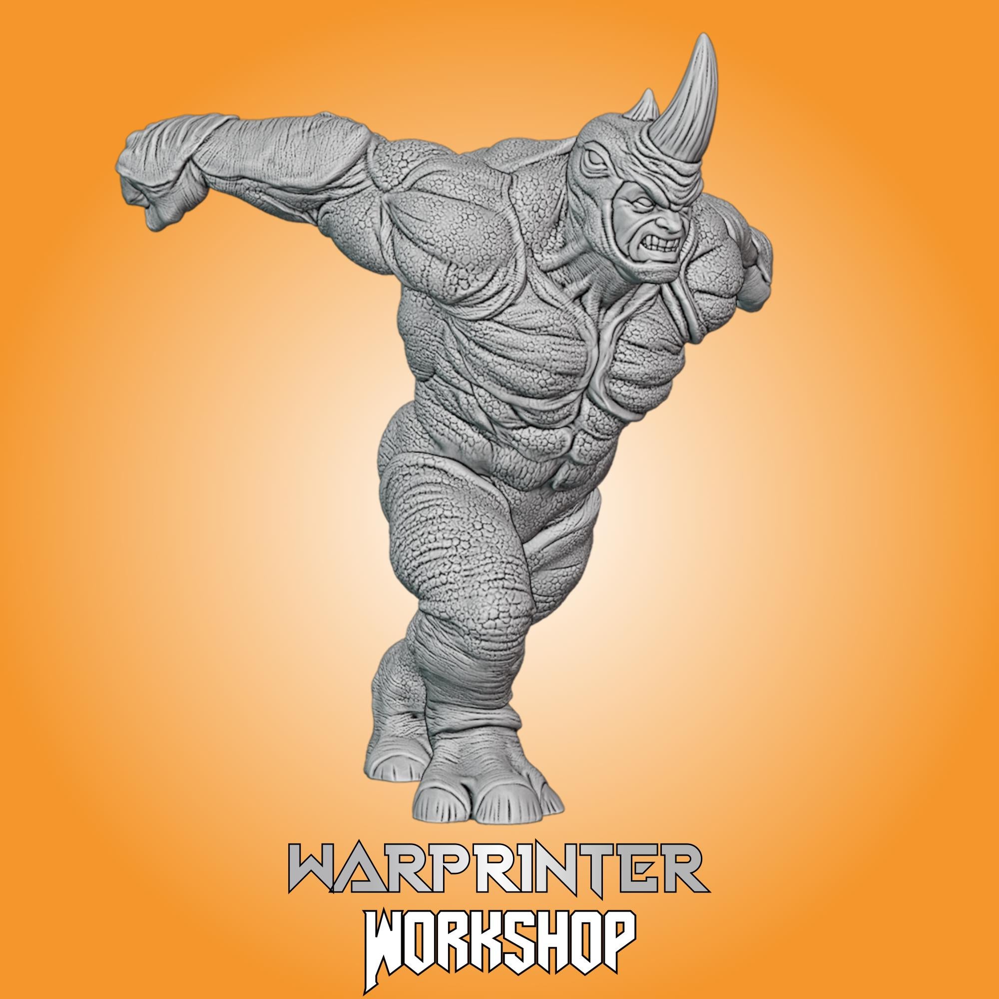 Rhino (Fan art sculpted by Trident Studio) (Crisis Protocol Proxy/Alternative)