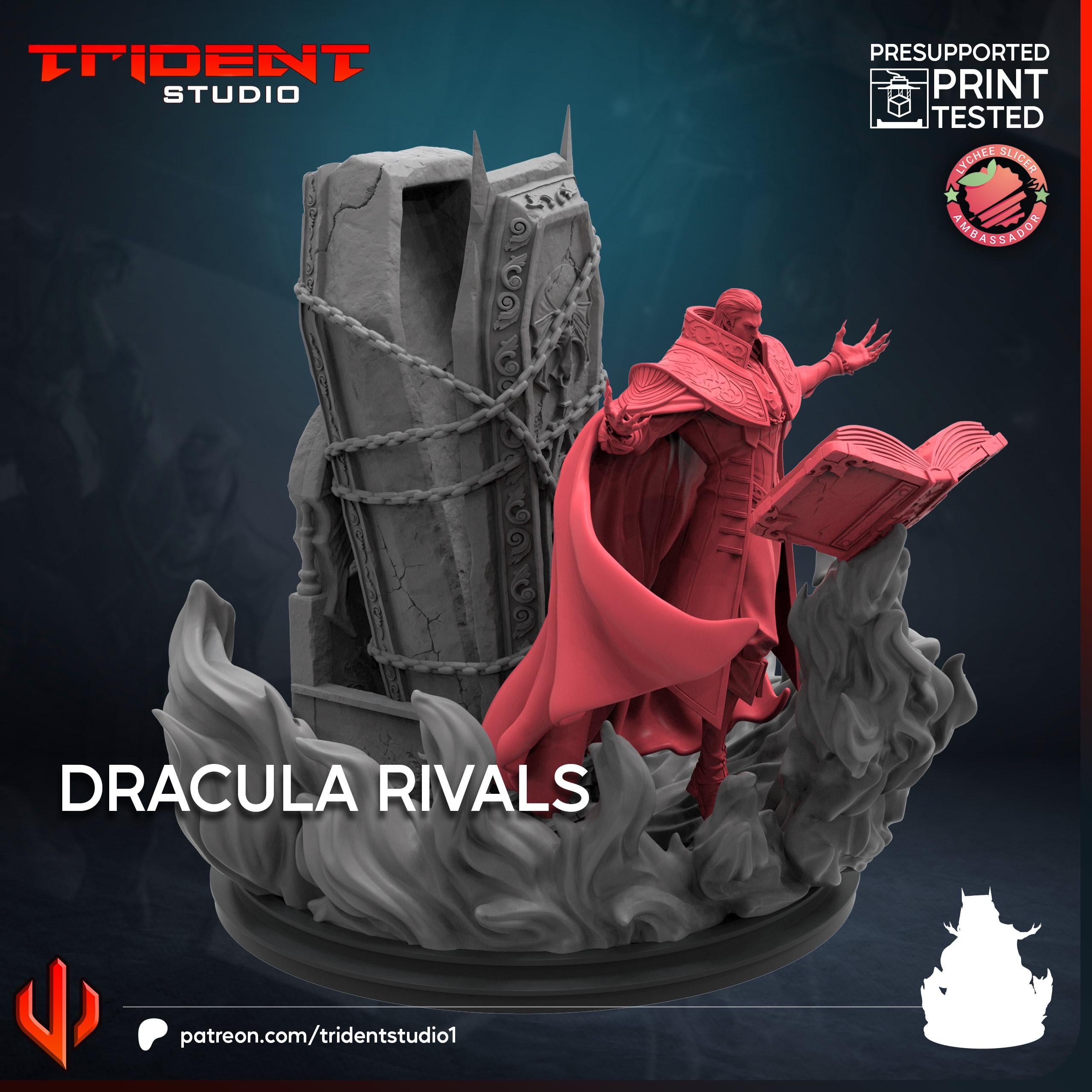 Dracula Rivals (Fan art sculpted by Trident Studio) (Crisis Protocol Proxy/Alternative)