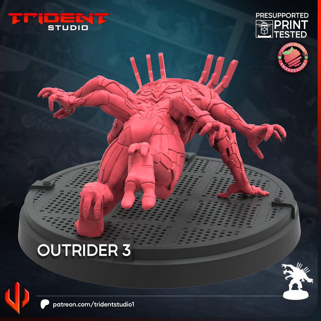 Outrider C (Fan art sculpted by Trident Studio) (Crisis Protocol Proxy/Alternative)