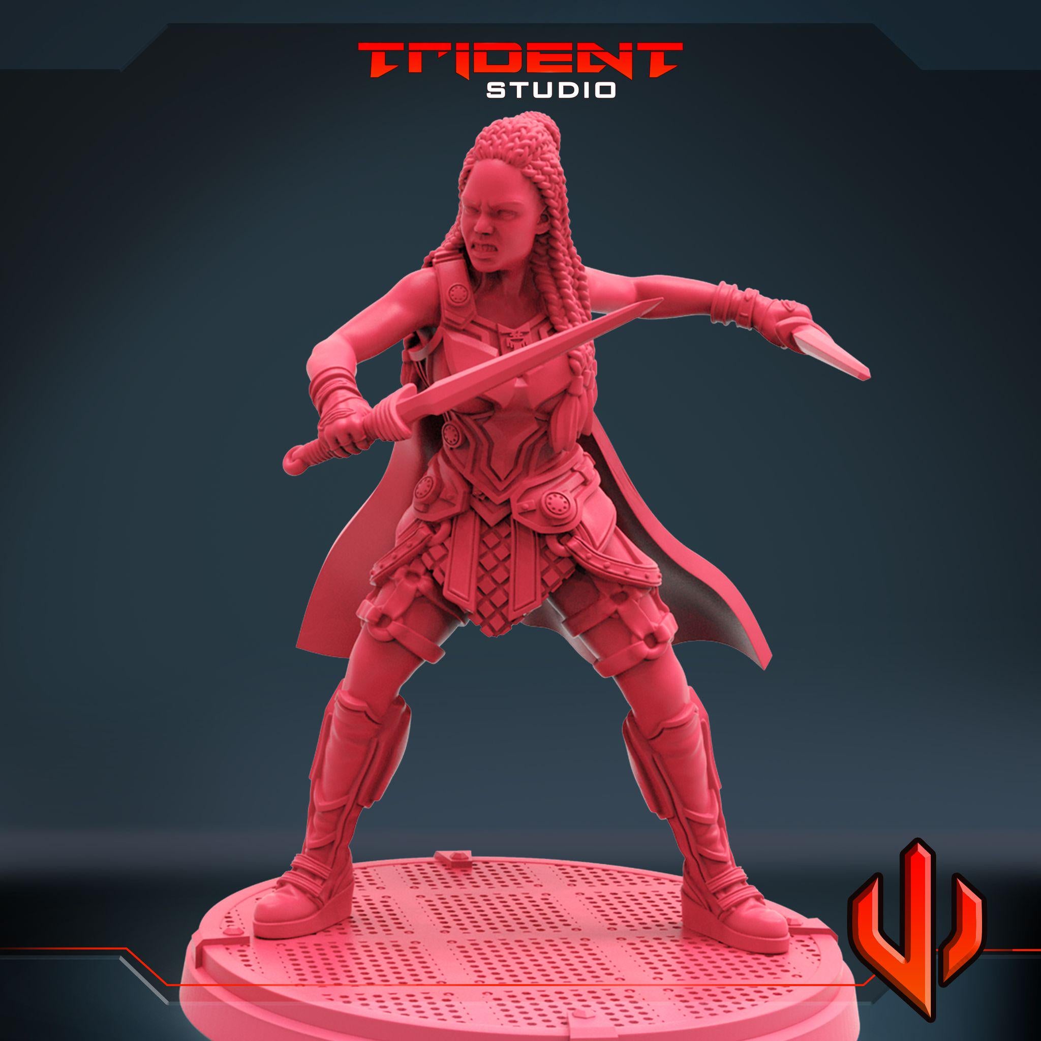 Valkyrie (Fan art sculpted by Trident Studio) (Crisis Protocol Proxy/Alternative)