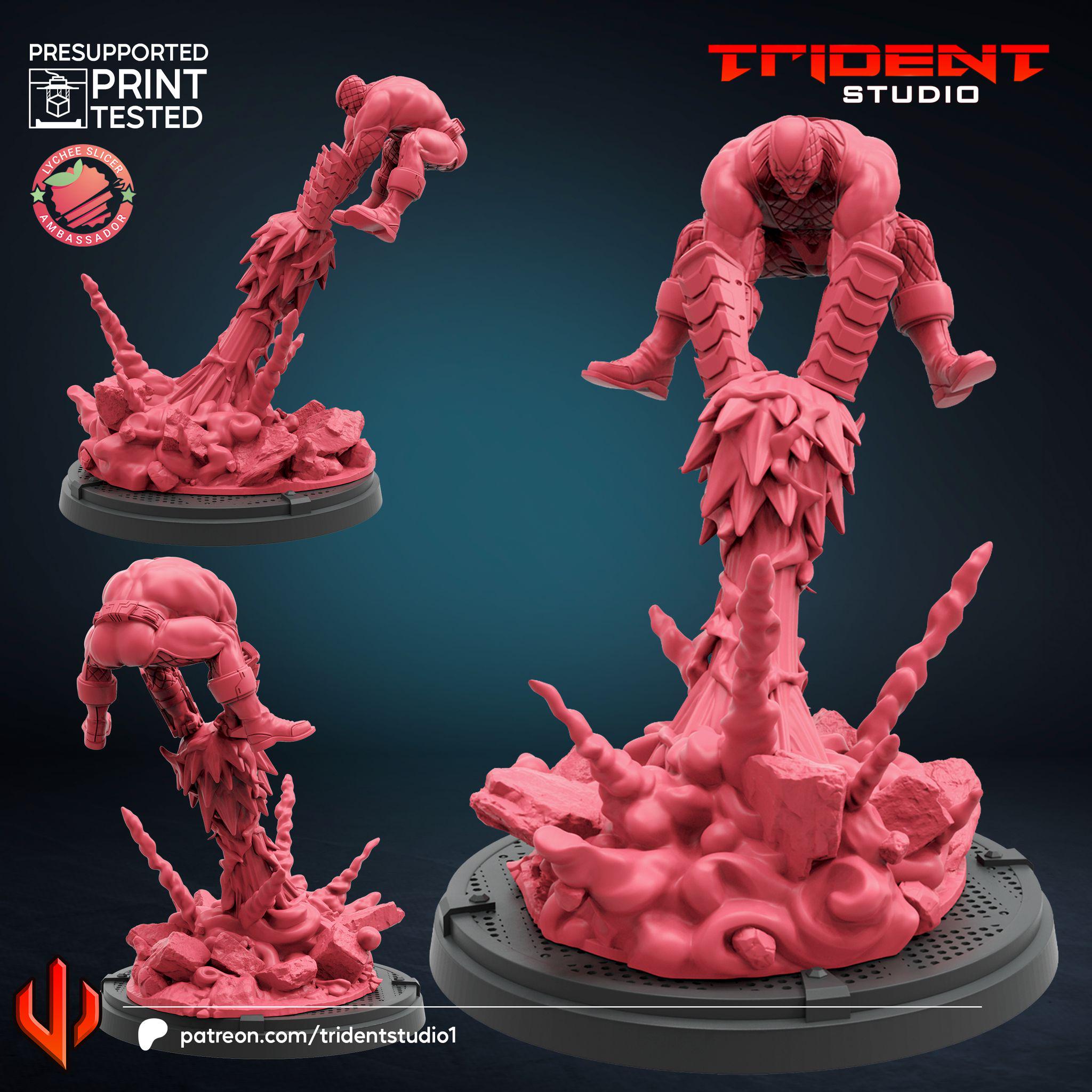 Shocker (Fan art sculpted by Trident Studio) (Crisis Protocol Proxy/Alternative)