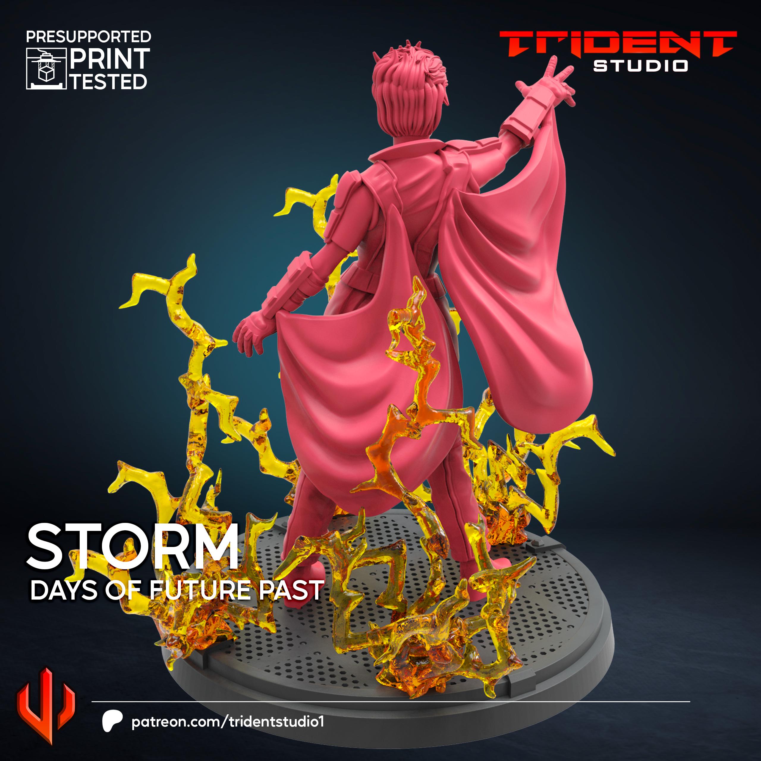 Storm X-men Days Of Future Past (Fan art sculpted by Trident Studio) (Crisis Protocol Proxy/Alternative)