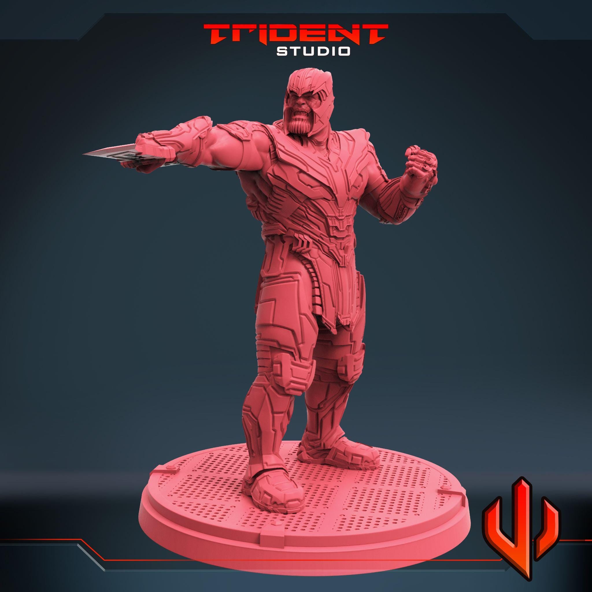 Thanos B (Fan art sculpted by Trident Studio) (Crisis Protocol Proxy/Alternative)