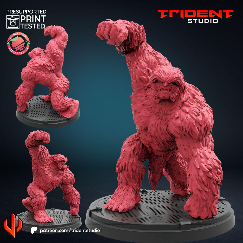 Sasquatch (Fan art sculpted by Trident Studio) (Crisis Protocol Proxy/Alternative)