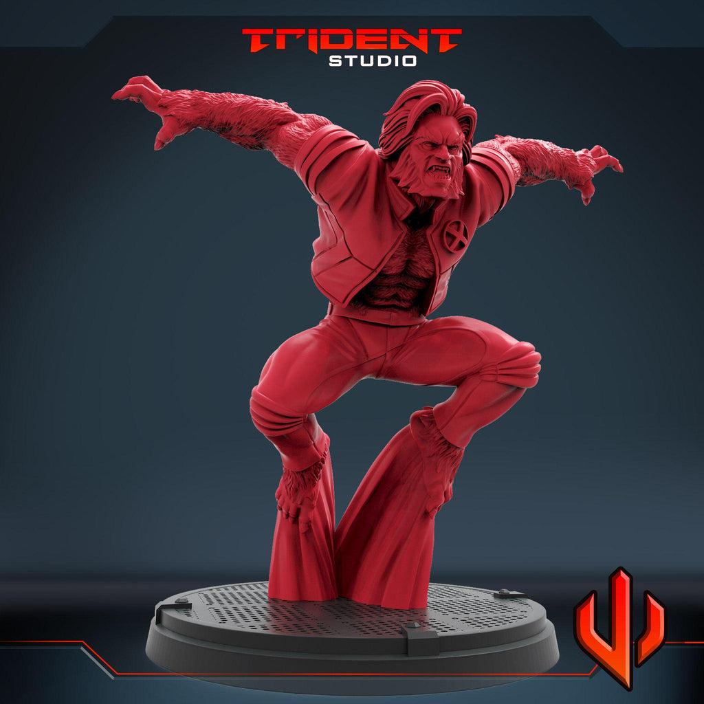 Beast X-men 2000 Movie (Fan art sculpted by Trident Studio) (Crisis Protocol Proxy/Alternative)