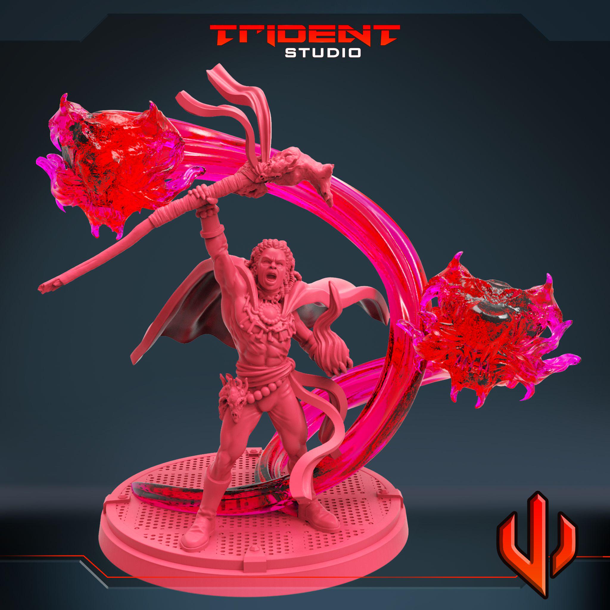 Doctor Voodoo B (Fan art sculpted by Trident Studio) (Crisis Protocol Proxy/Alternative)