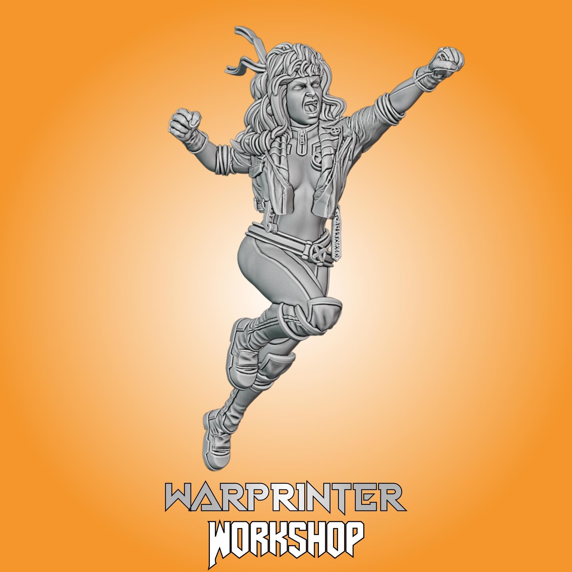 Rogue (Fan art sculpted by Trident Studio) (Crisis Protocol Proxy/Alternative)