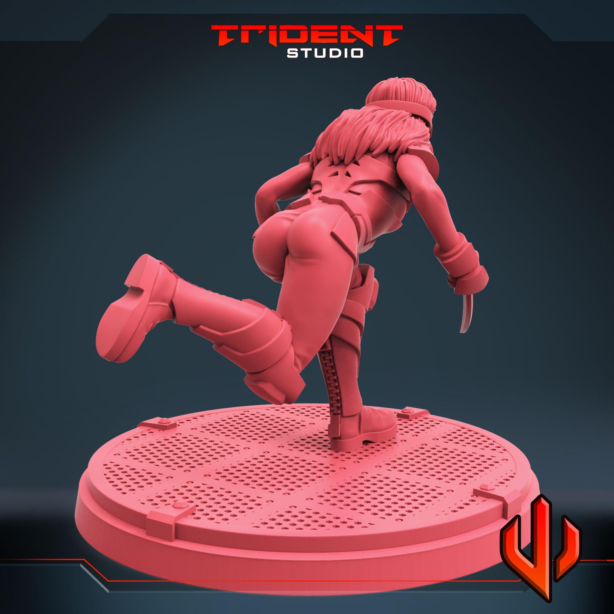 Honey Badger A (Fan art sculpted by Trident Studio) (Crisis Protocol Proxy/Alternative)