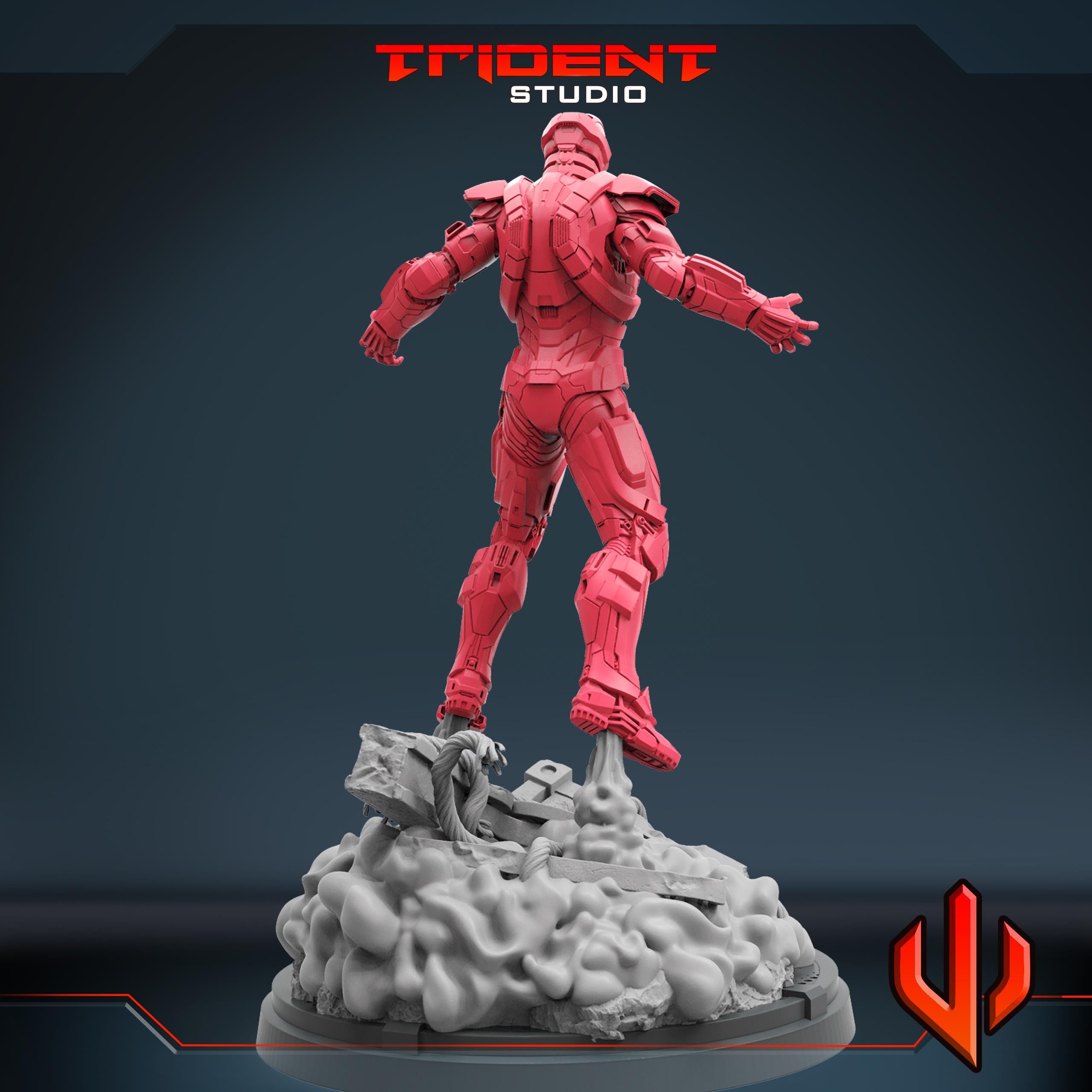 Iron Man MK17 (Fan art sculpted by Trident Studio) (Crisis Protocol Proxy/Alternative)