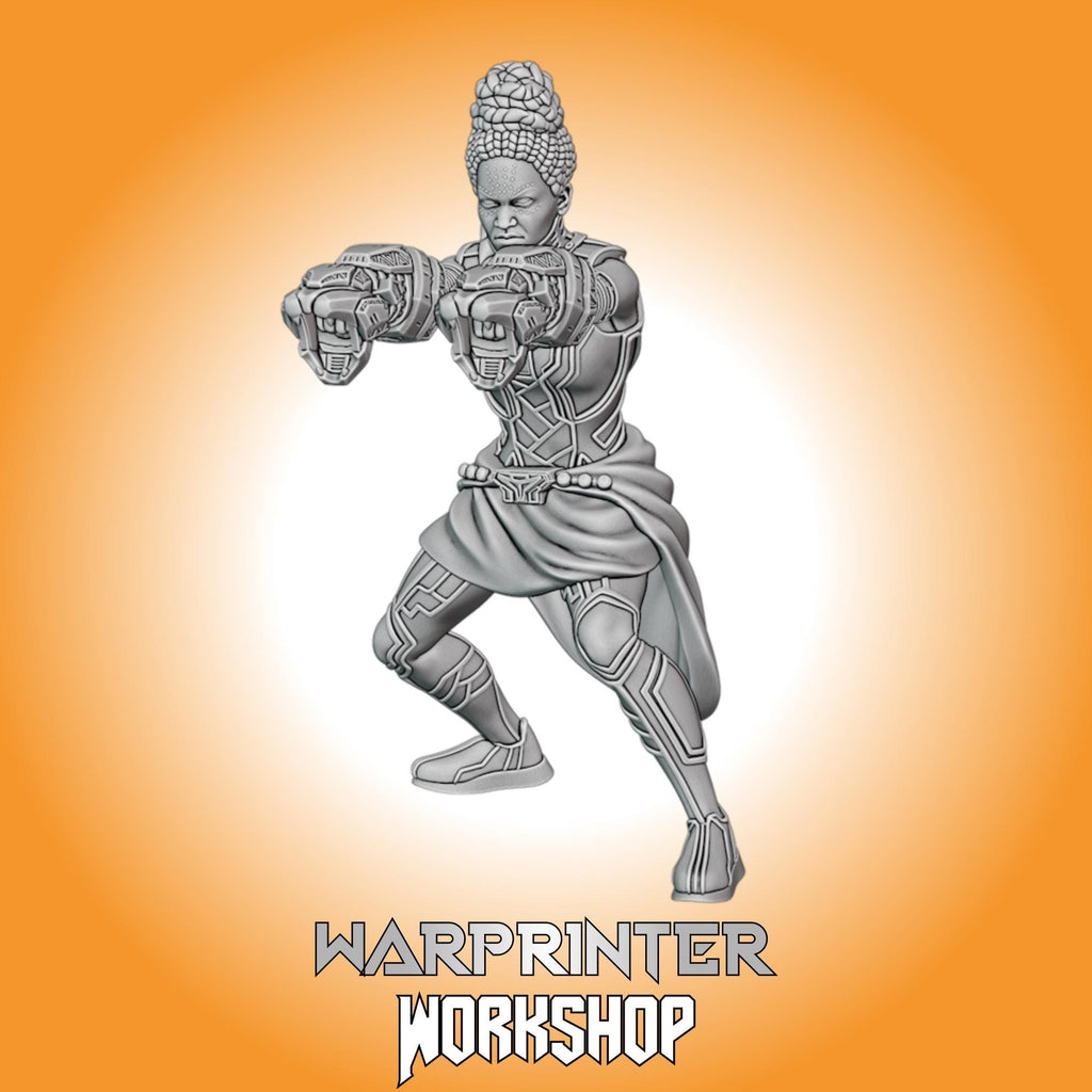 Shuri (Fan art sculpted by Trident Studio) (Crisis Protocol Proxy/Alternative)