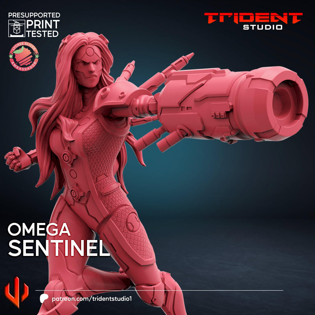 Omega Sentinel (Fan art sculpted by Trident Studio) (Crisis Protocol Proxy/Alternative)