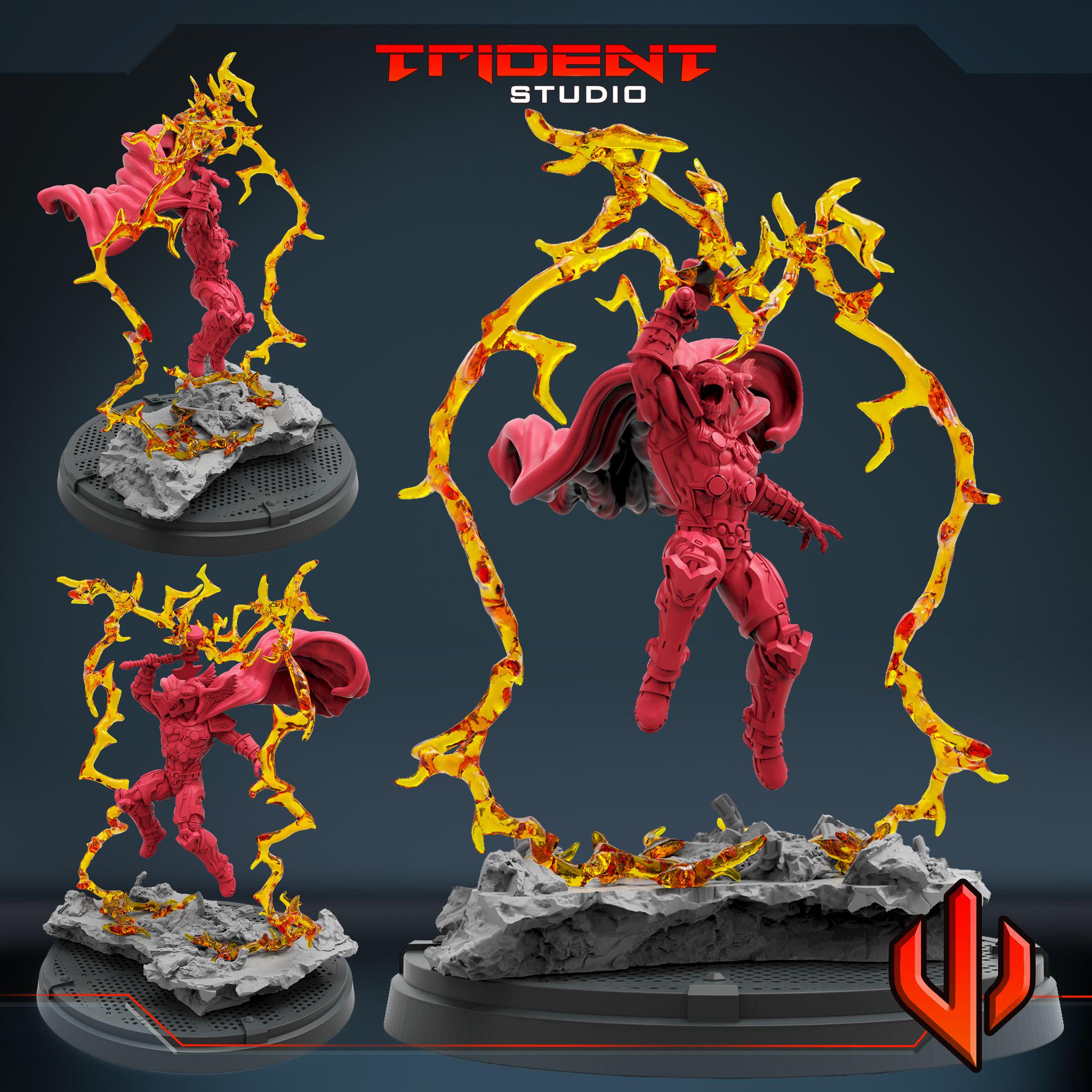 Beta Ray Bill (Fan art sculpted by Trident Studio) (Crisis Protocol Proxy/Alternative)