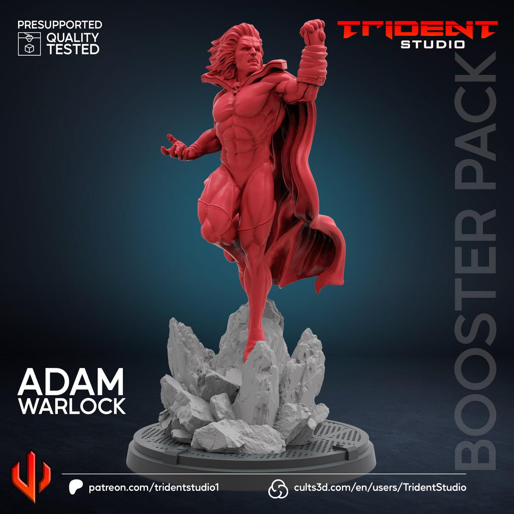 Adam Warlock (Fan art sculpted by Trident Studio) (Crisis Protocol Proxy/Alternative)