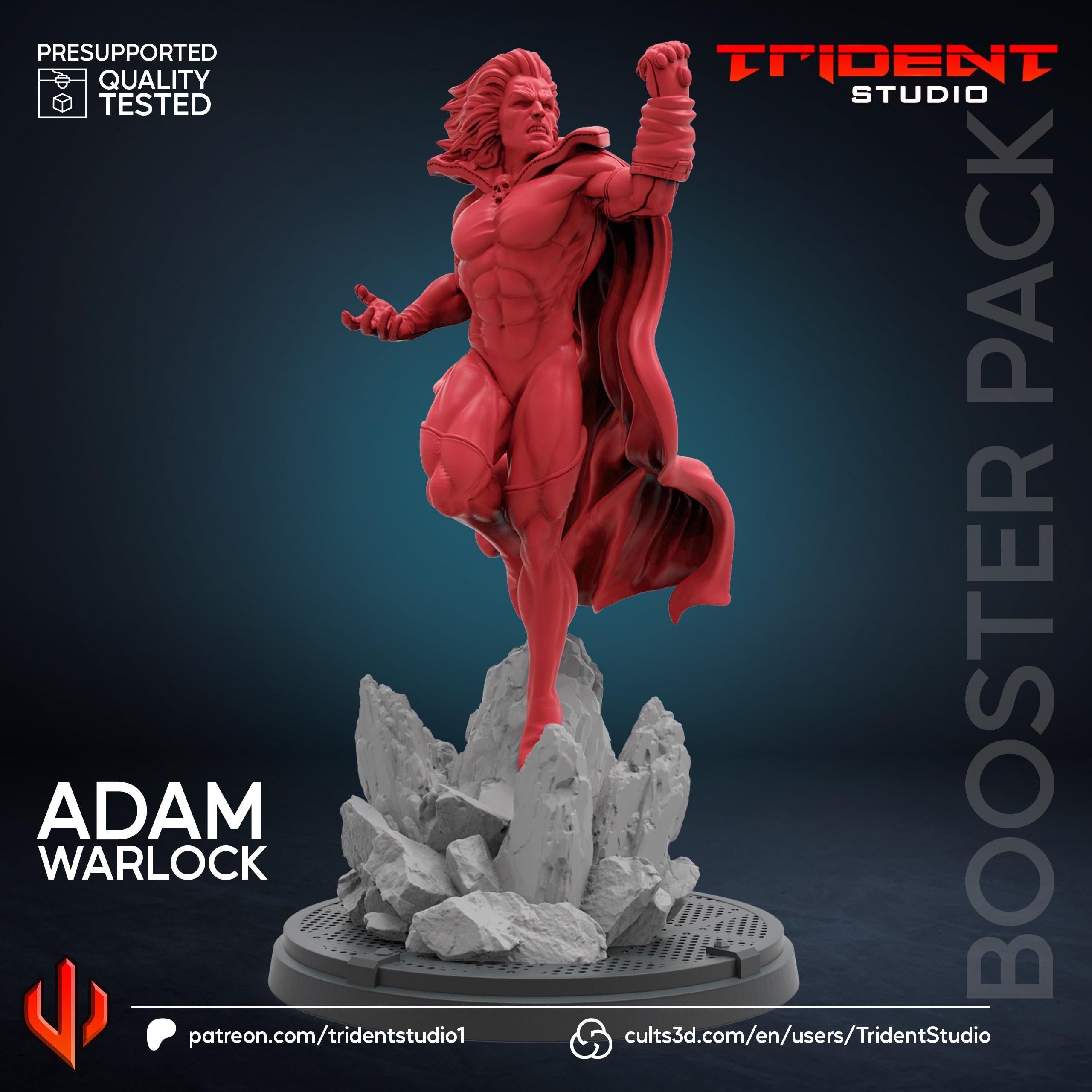 Adam Warlock (Fan art sculpted by Trident Studio) (Crisis Protocol Proxy/Alternative)