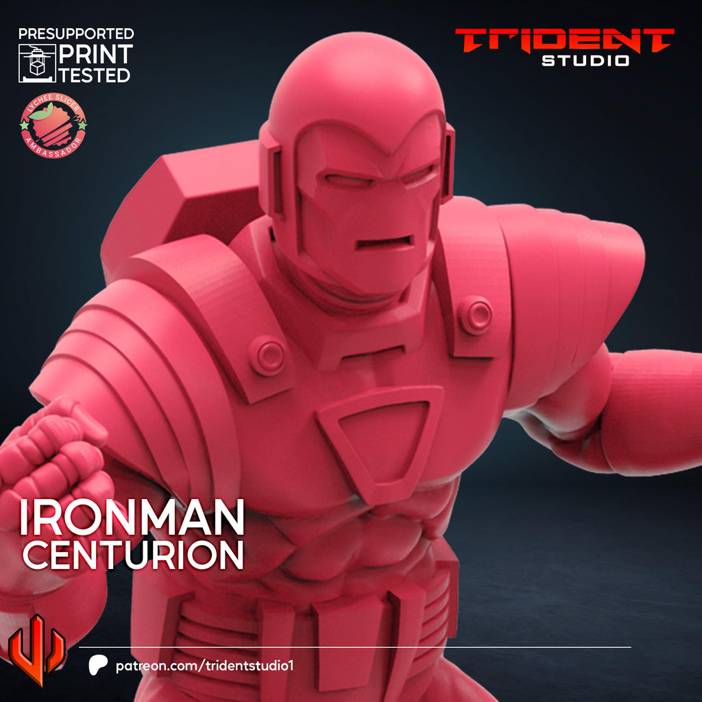 Iron Man Silver Centurion (Fan art sculpted by Trident Studio) (Crisis Protocol Proxy/Alternative)