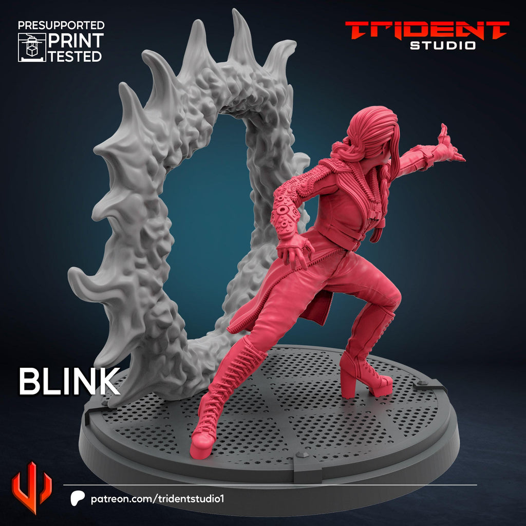 Blink X-men Days Of Future Past (Fan art sculpted by Trident Studio) (Crisis Protocol Proxy/Alternative)