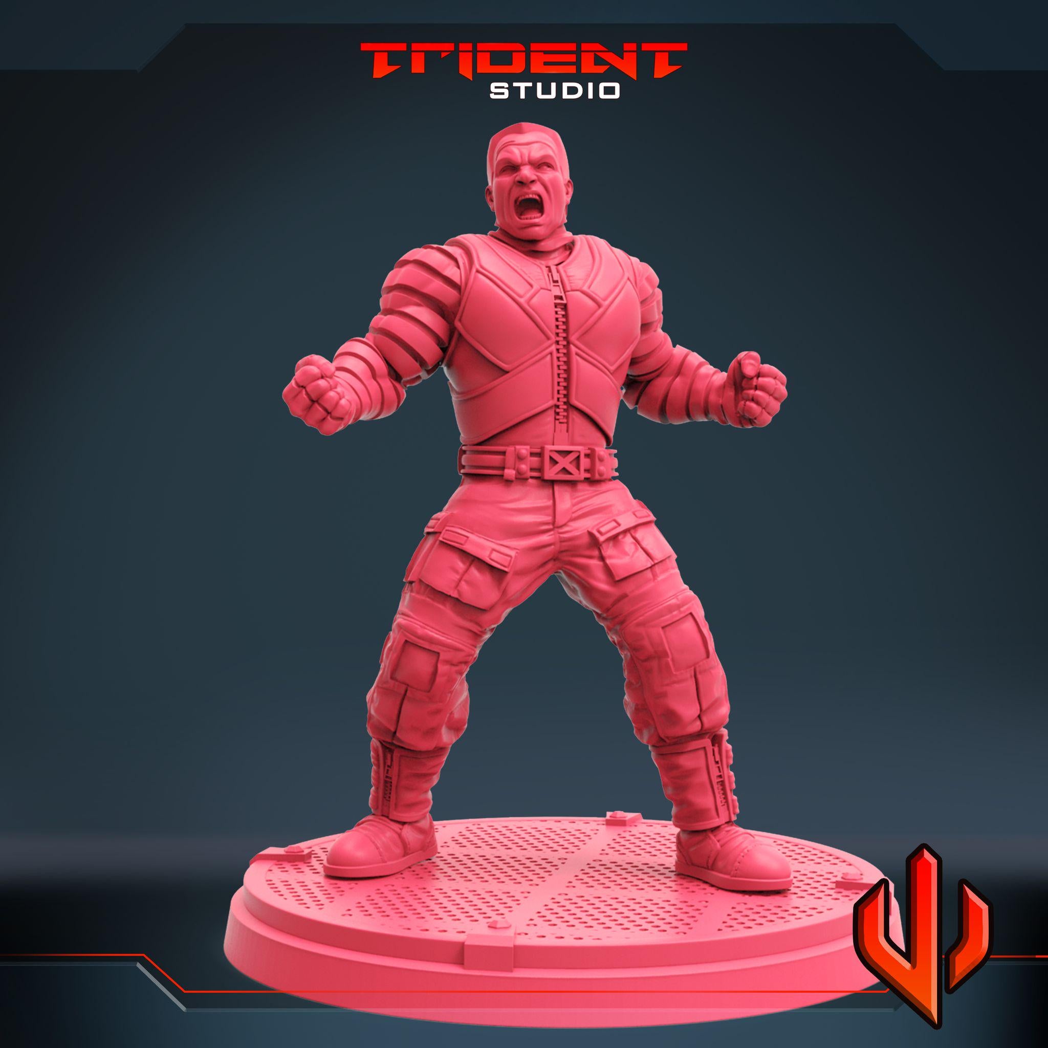 Colossus B (Fan art sculpted by Trident Studio) (Crisis Protocol Proxy/Alternative)