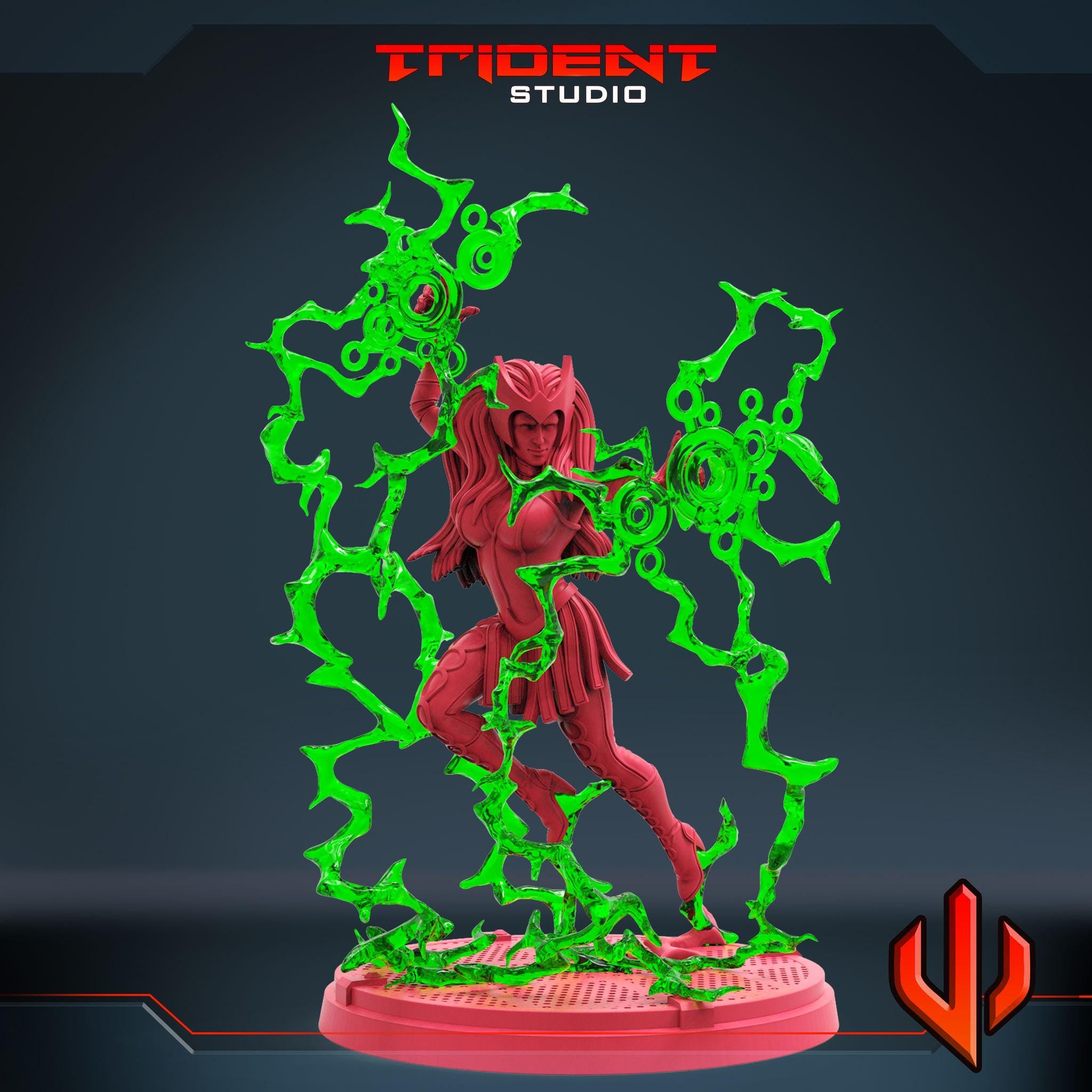 Enchantress (Fan art sculpted by Trident Studio) (Crisis Protocol Proxy/Alternative)