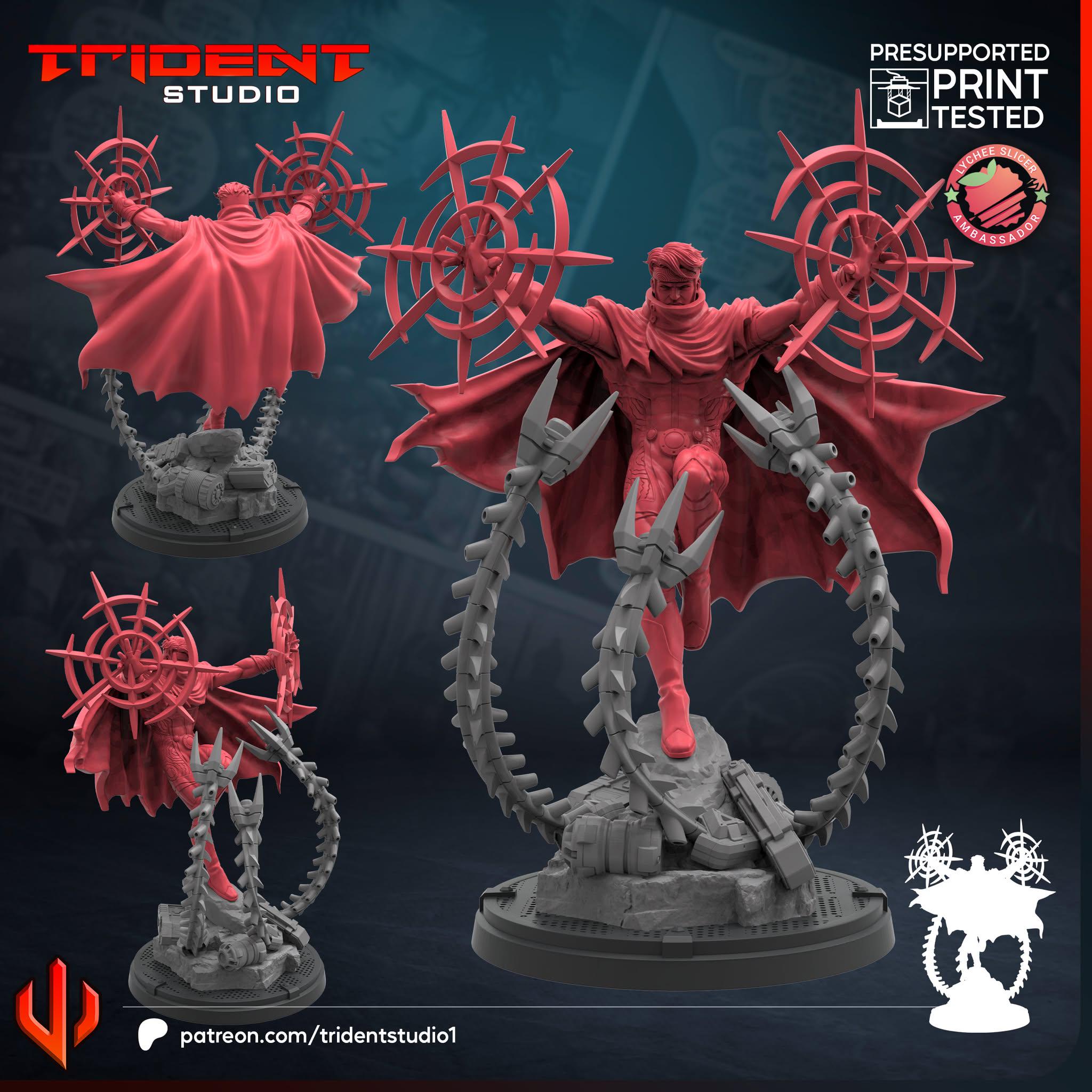 Wiccan (Fan art sculpted by Trident Studio) (Crisis Protocol Proxy/Alternative)