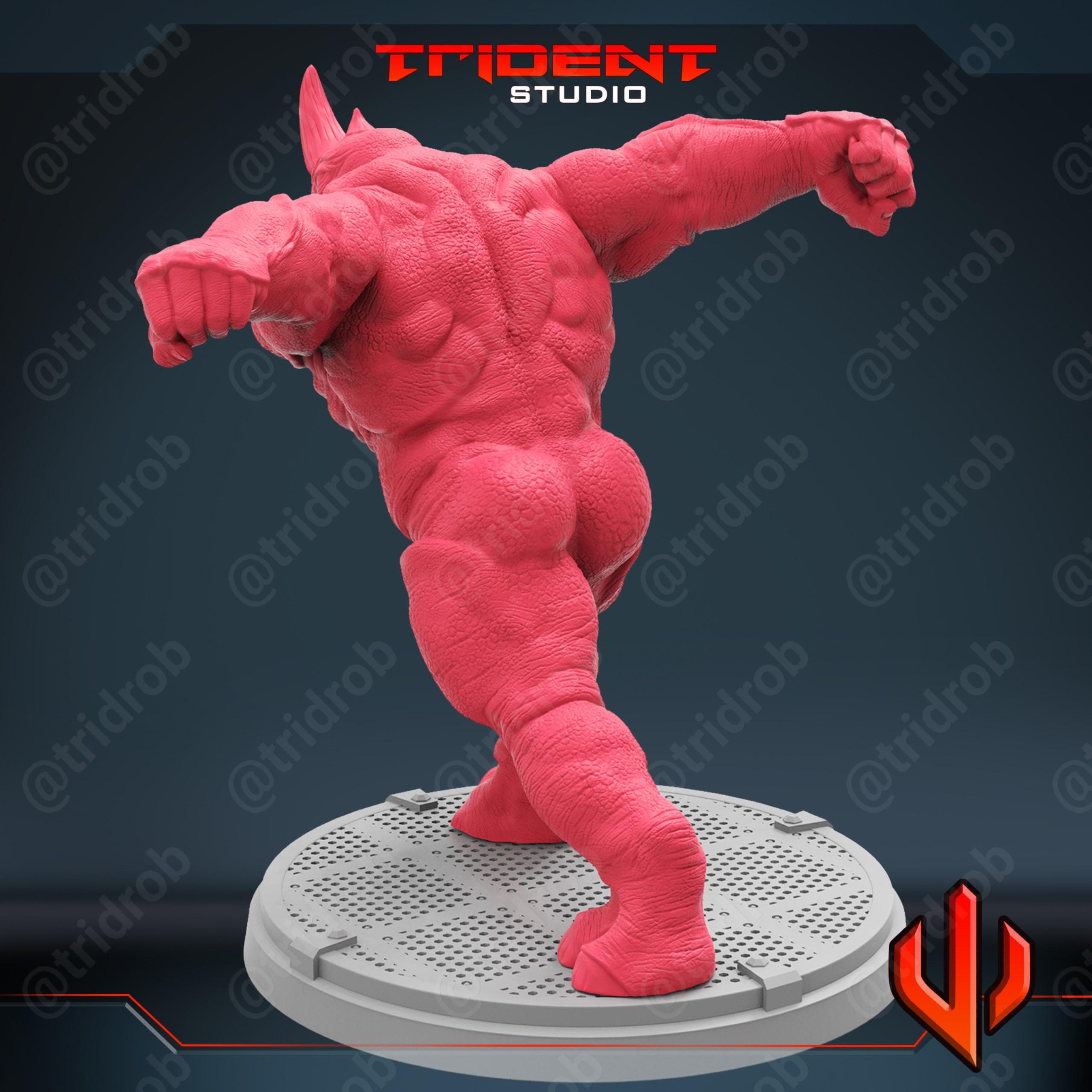 Rhino (Fan art sculpted by Trident Studio) (Crisis Protocol Proxy/Alternative)