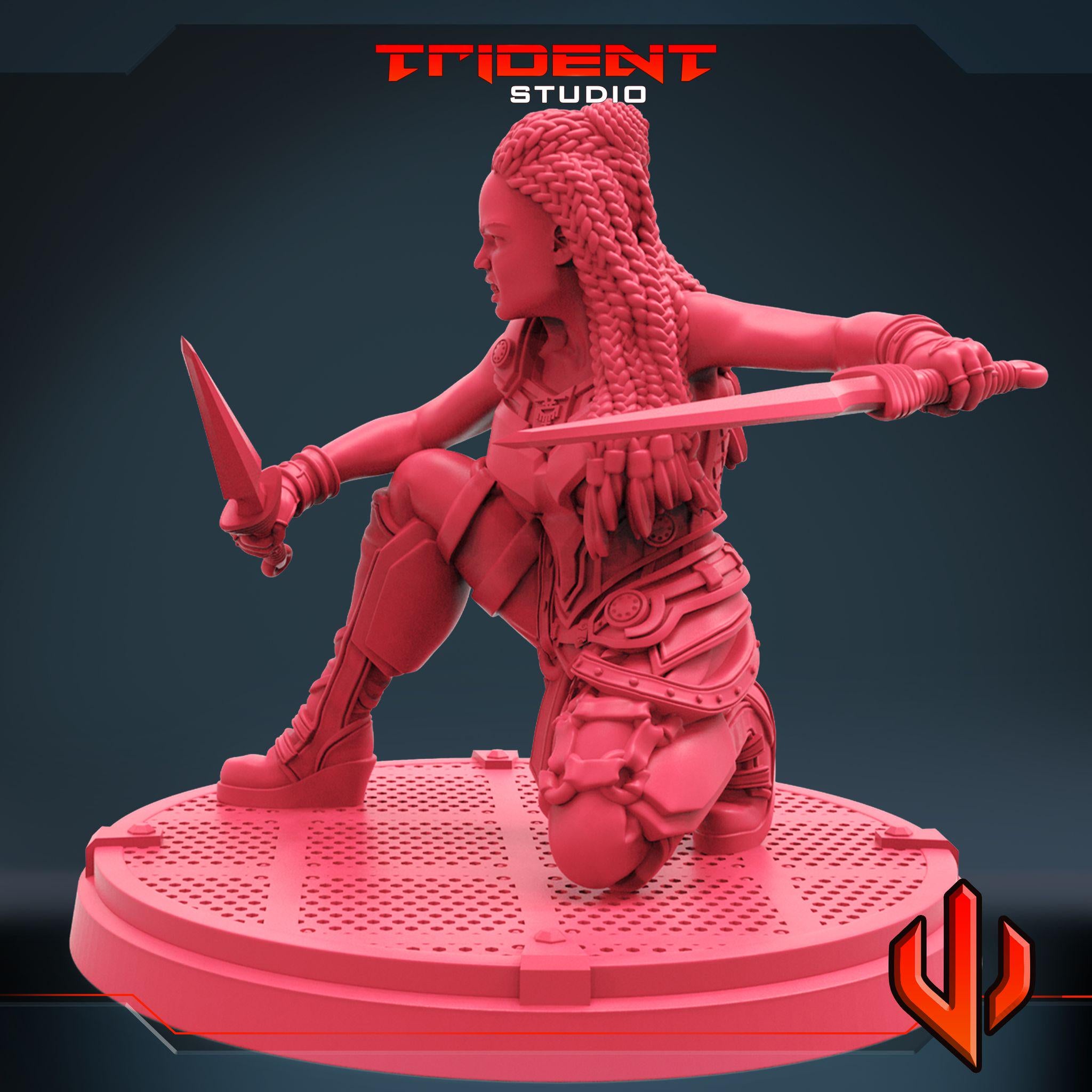 Valkyrie B (Fan art sculpted by Trident Studio) (Crisis Protocol Proxy/Alternative)